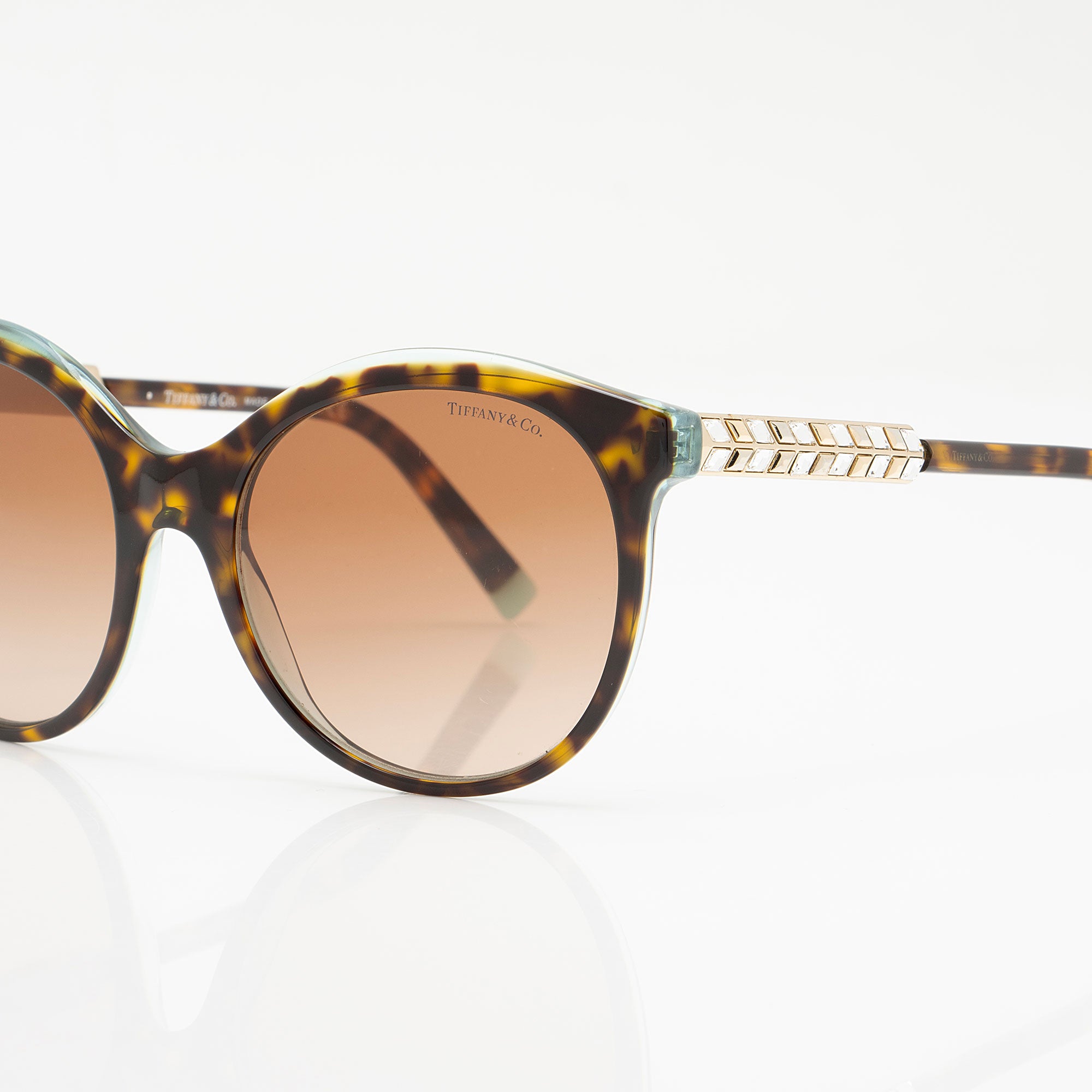 Tiffany & Co. Crystal Cat Eye Sunglasses