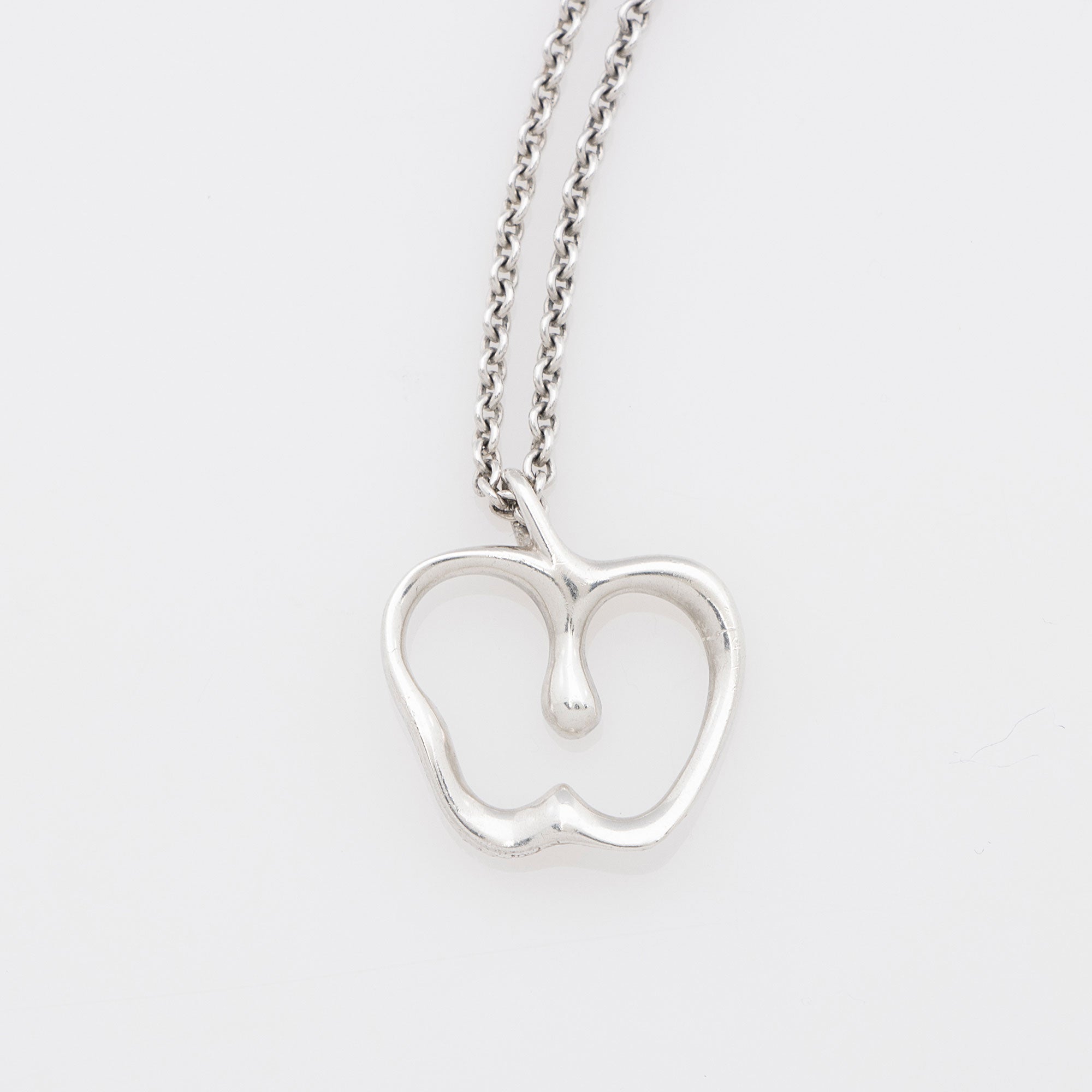 Tiffany & Co. Elsa Peretti Sterling Silver Apple Necklace