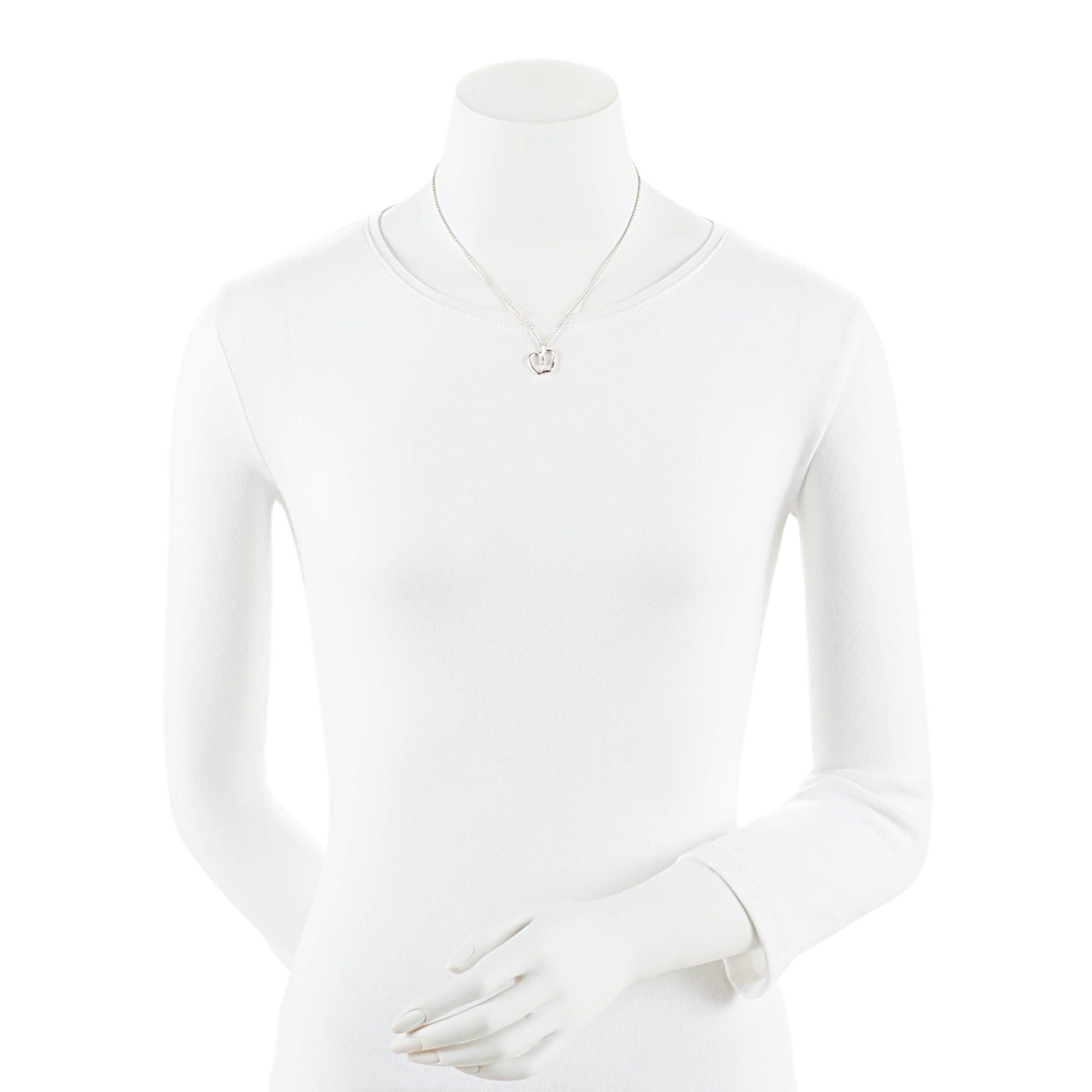 Tiffany & Co. Elsa Peretti Sterling Silver Apple Necklace