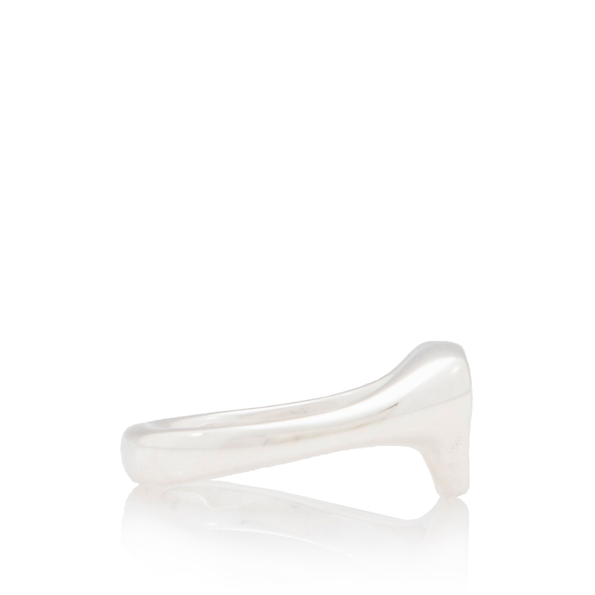 Tiffany & Co. Elsa Peretti Sterling Silver Full Heart Ring - Size 6 1/2 (SHF-QXvS3U)