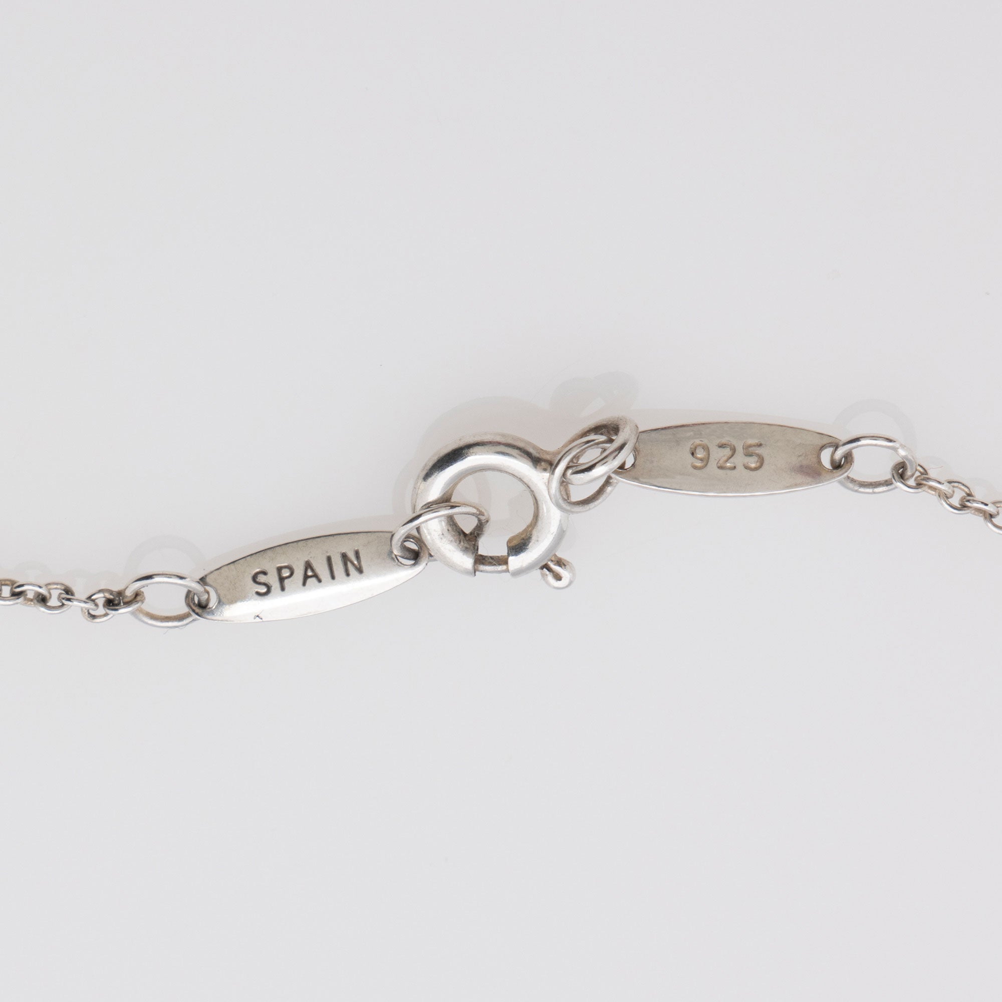 Tiffany & Co. Elsa Peretti Sterling Silver Open Heart 11mm Necklace