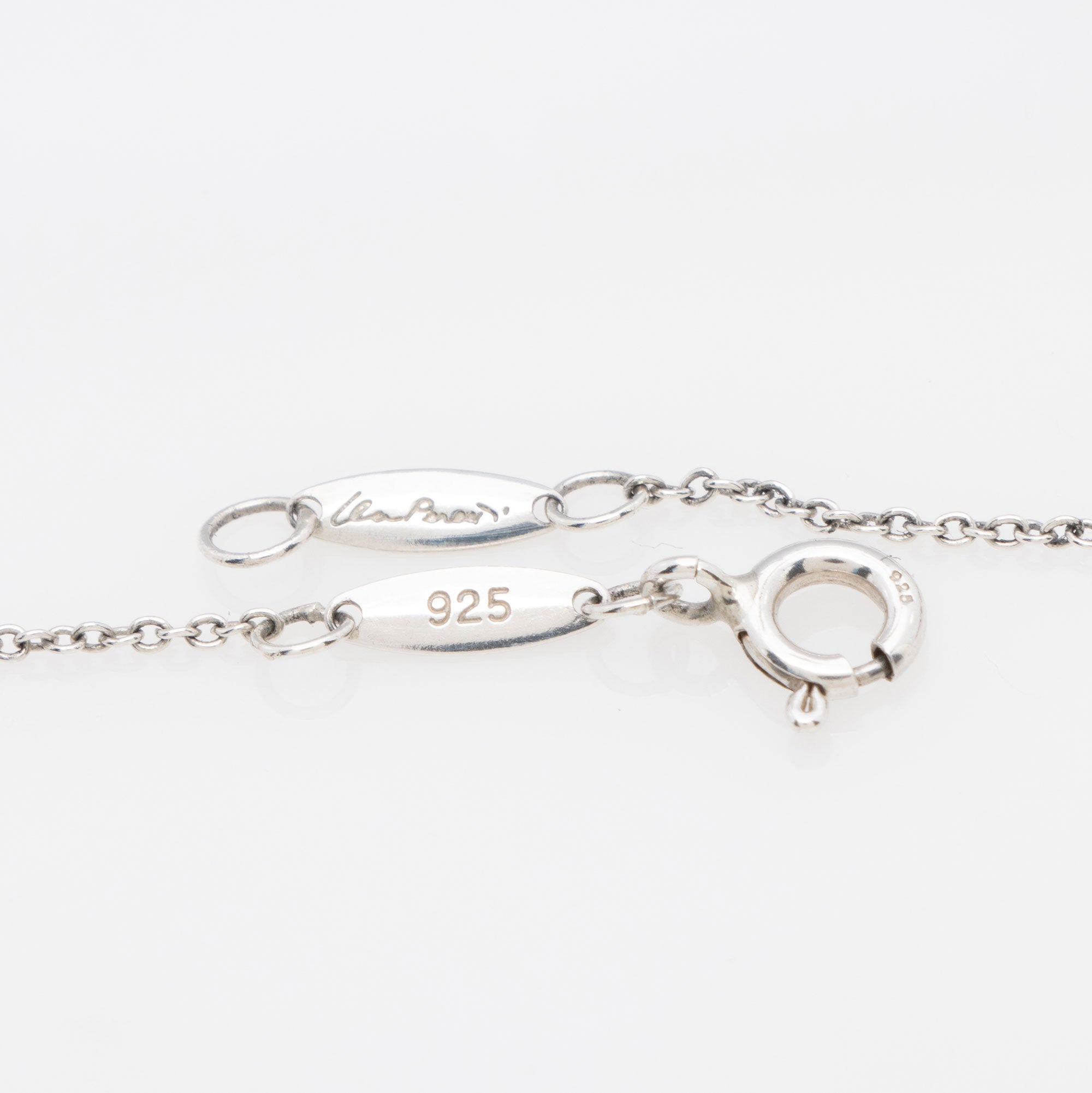 Tiffany & Co. Elsa Peretti Sterling Silver Open Heart 11mm Necklace