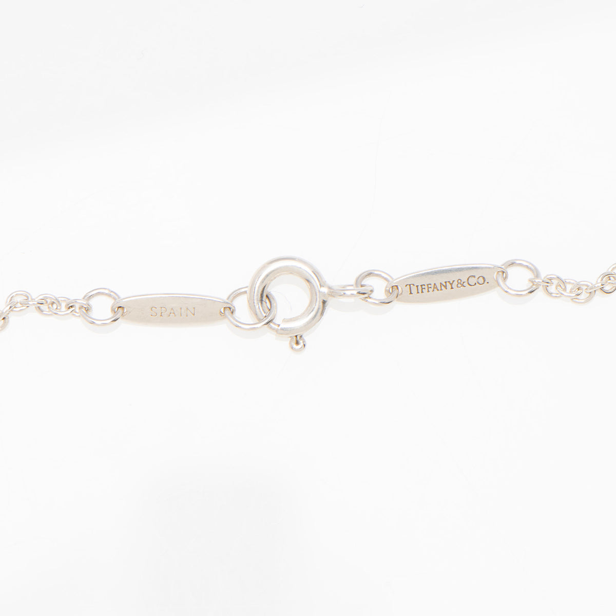 Tiffany & Co. Elsa Peretti Sterling Silver Open Heart 22mm Necklace