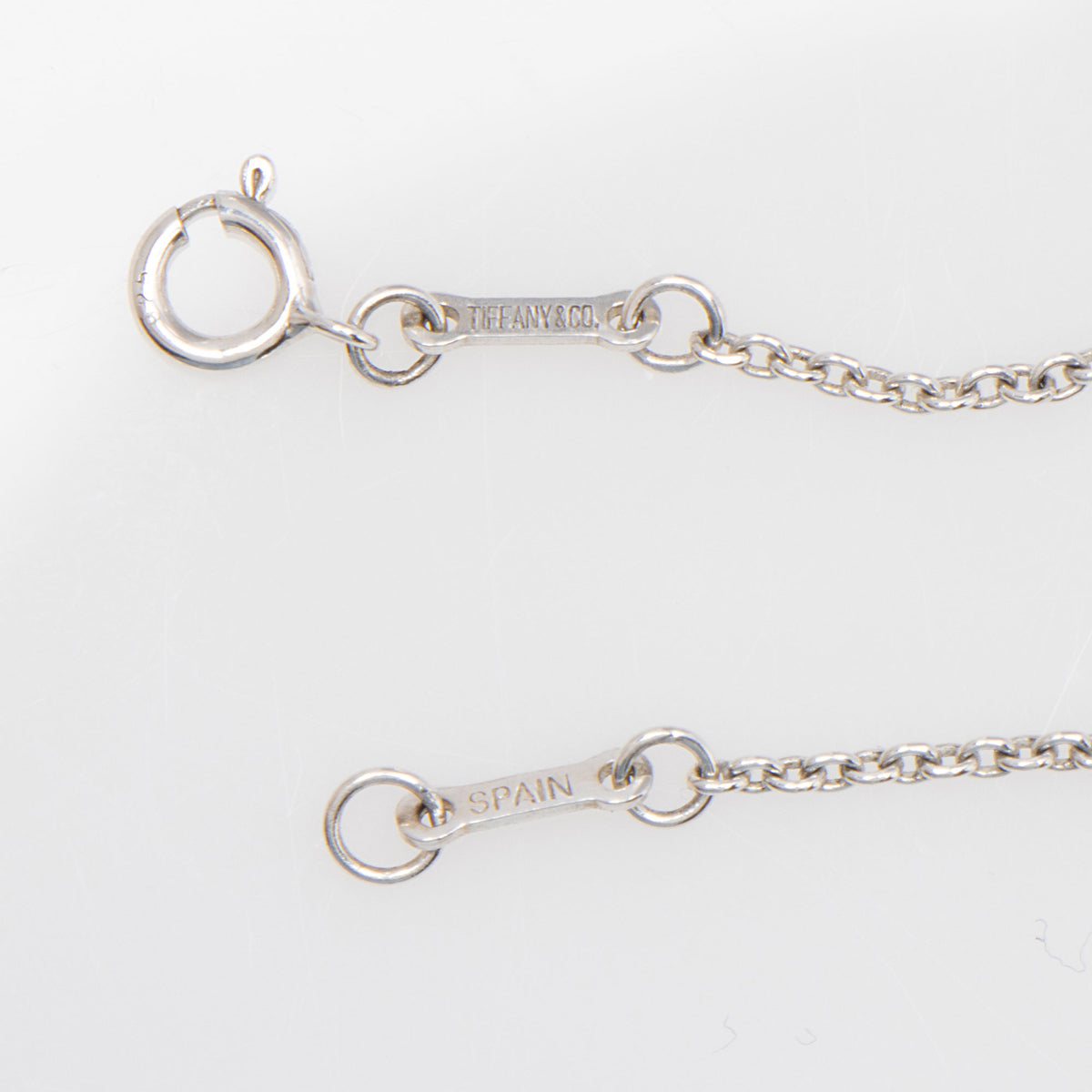Tiffany & Co. Elsa Peretti Sterling Silver Open Heart 27mm Large Necklace