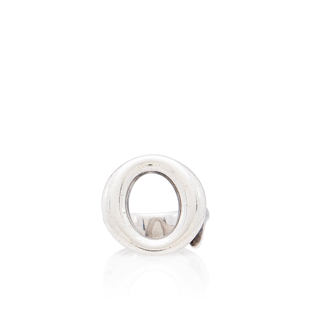 Tiffany Co. Elsa Peretti Sterling Silver Sevillana Ring Size 5