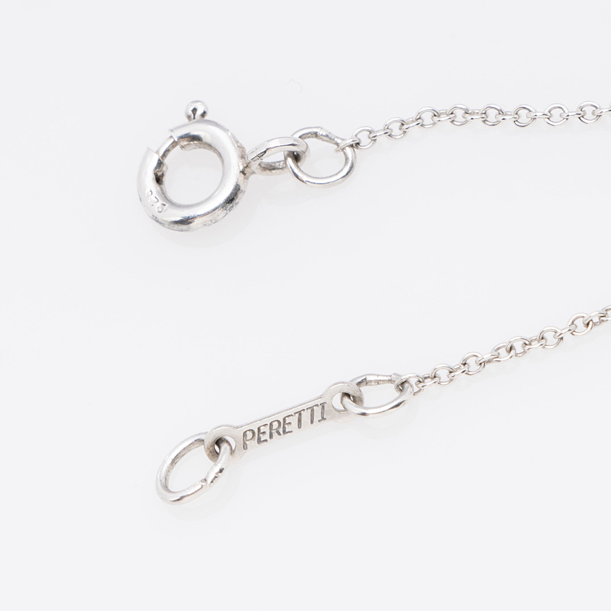 Tiffany & Co. Elsa Peretti Sterling Silver Teardrop 12mm Necklace
