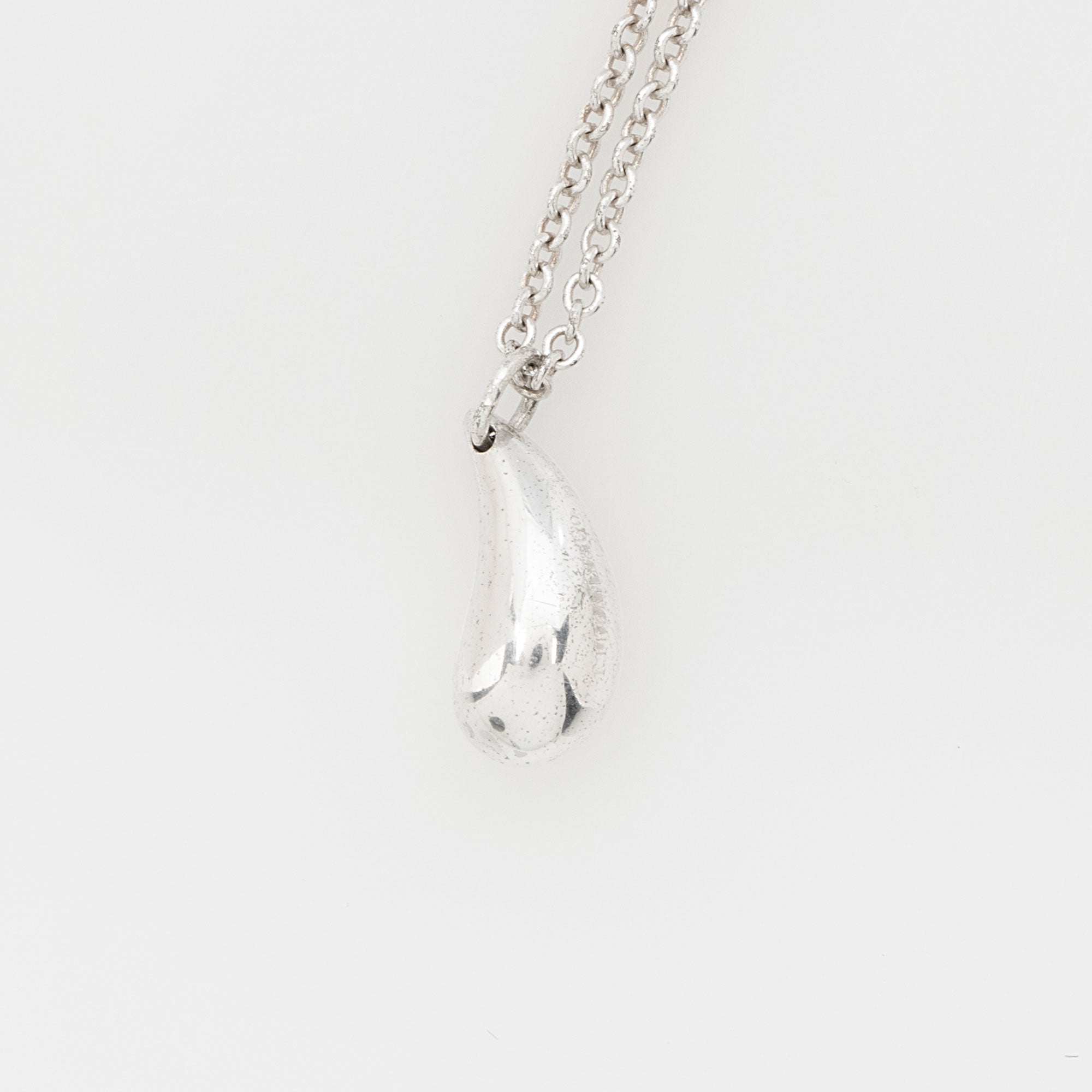Tiffany & Co. Elsa Peretti Sterling Silver Teardrop Necklace