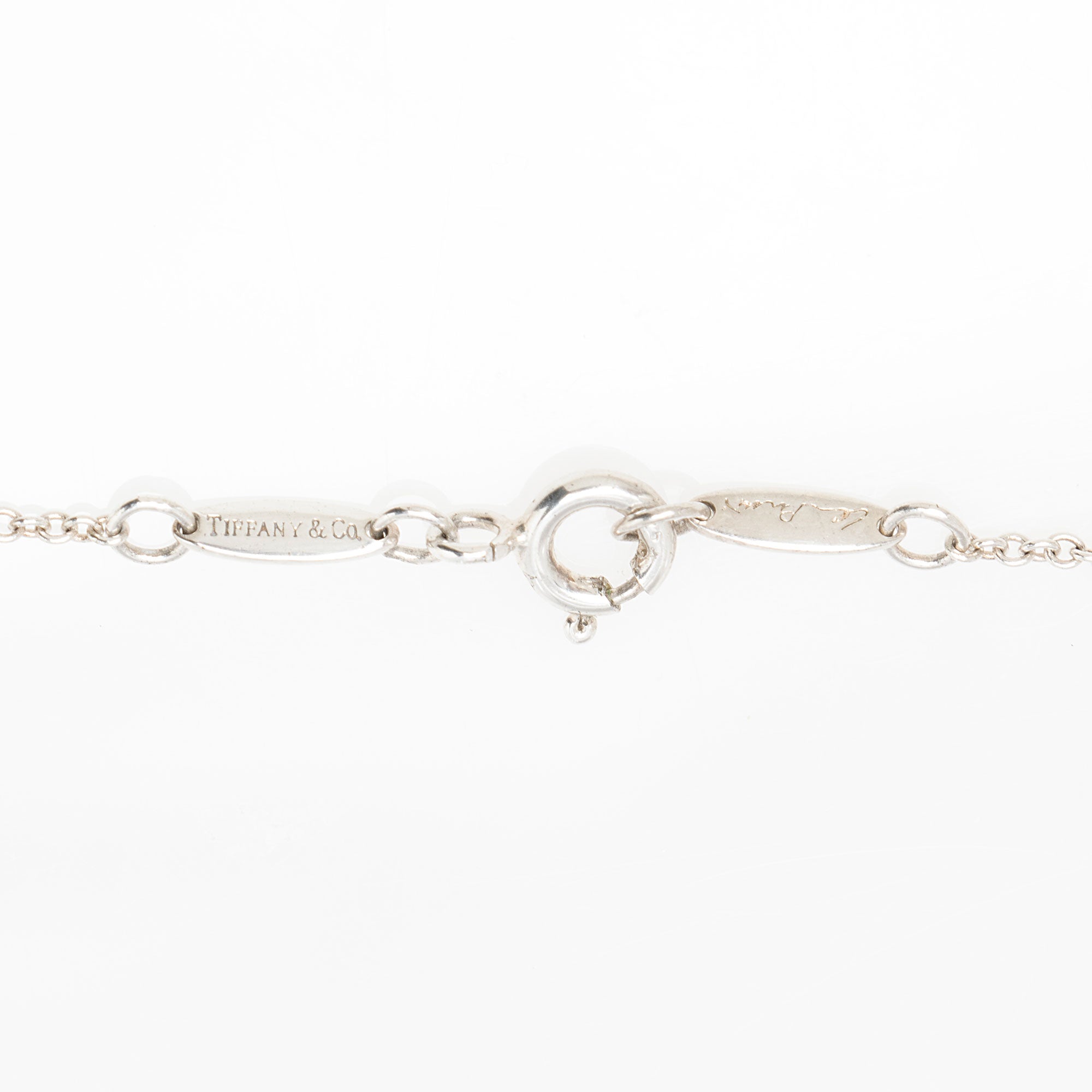 Tiffany & Co. Elsa Peretti Sterling Silver Teardrop Necklace