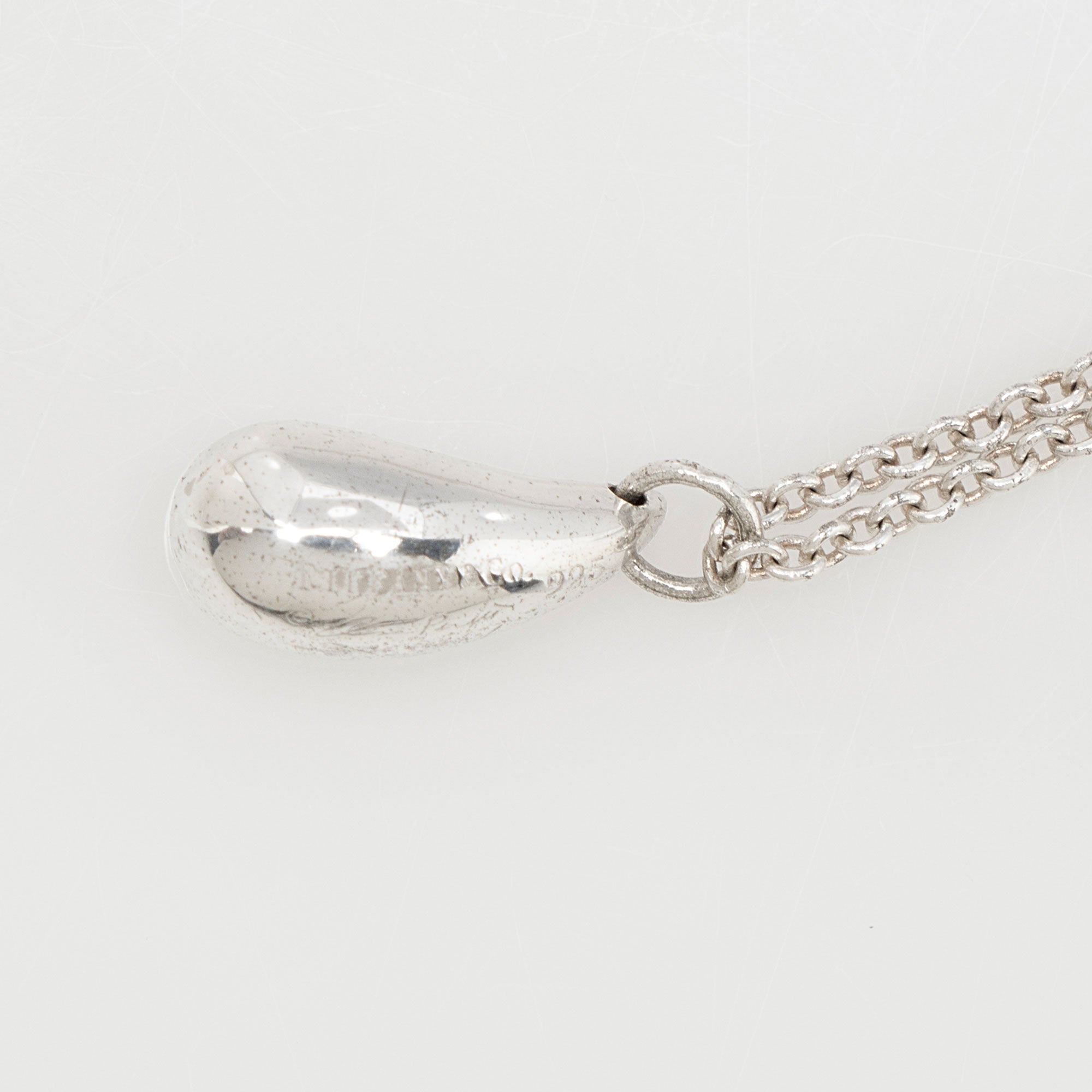 Tiffany & Co. Elsa Peretti Sterling Silver Teardrop Necklace