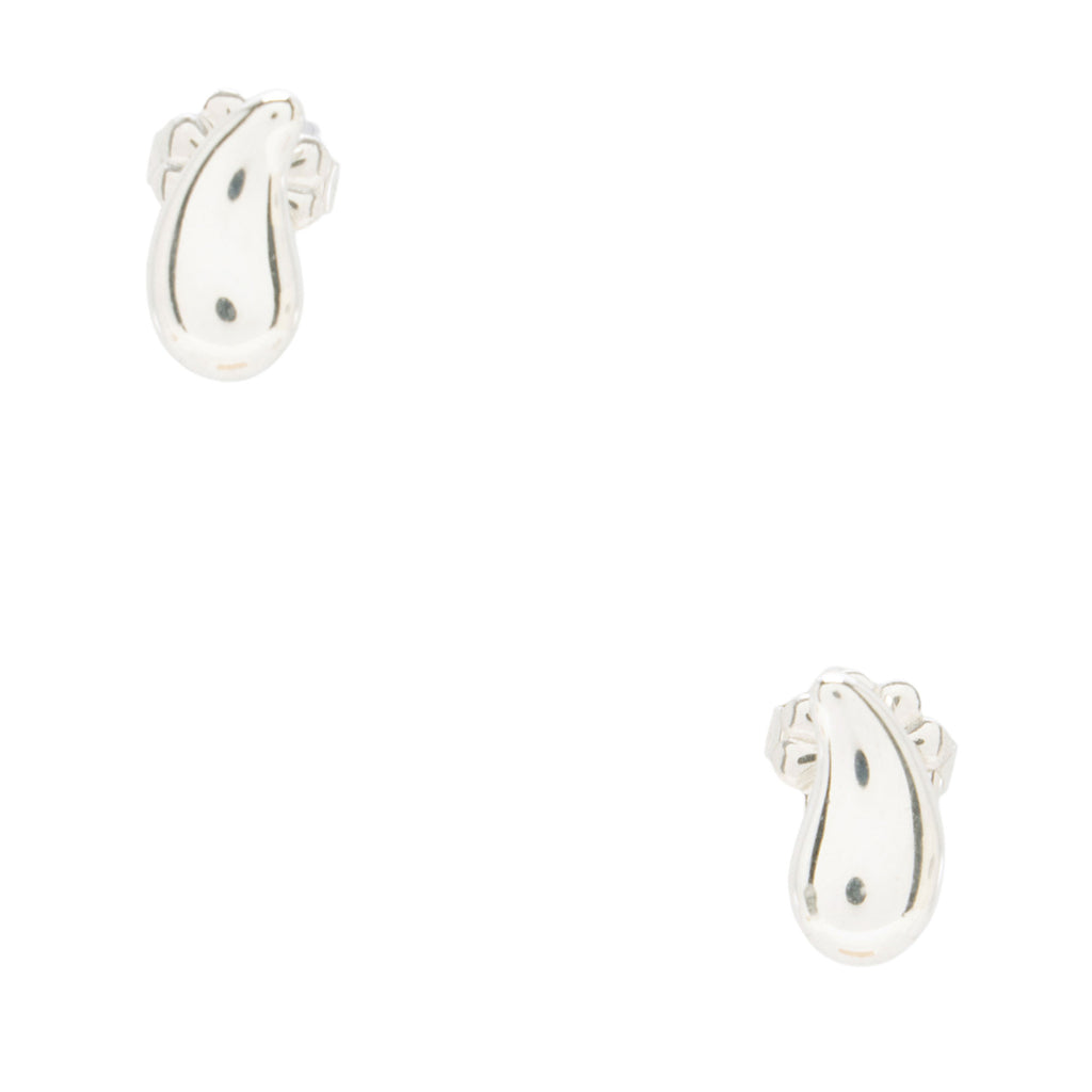 Tiffany & Co. Elsa Peretti Sterling Silver Teardrop Stud Earrings