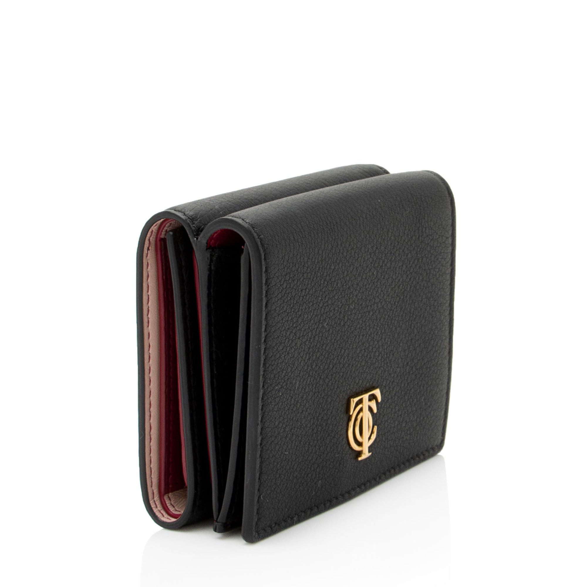 Tiffany & Co. Leather T & CO. Trifold Wallet