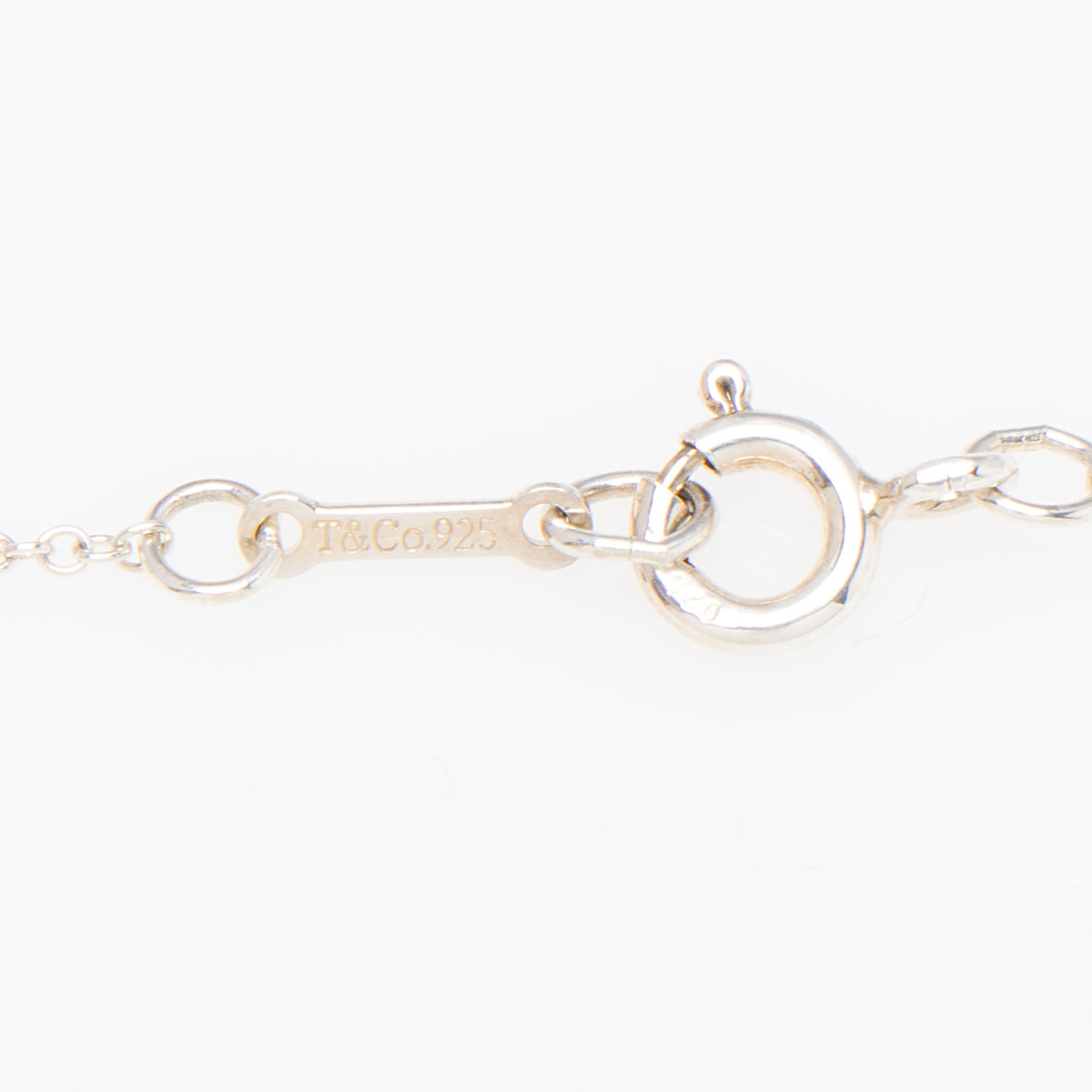 Tiffany & Co. Paloma Picasso Sterling Silver Diamond Loving Heart Necklace