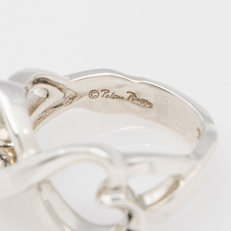 Tiffany & Co. Paloma Picasso Double Loving Heart Ring - Size 6 (SHF-e2rhPc)