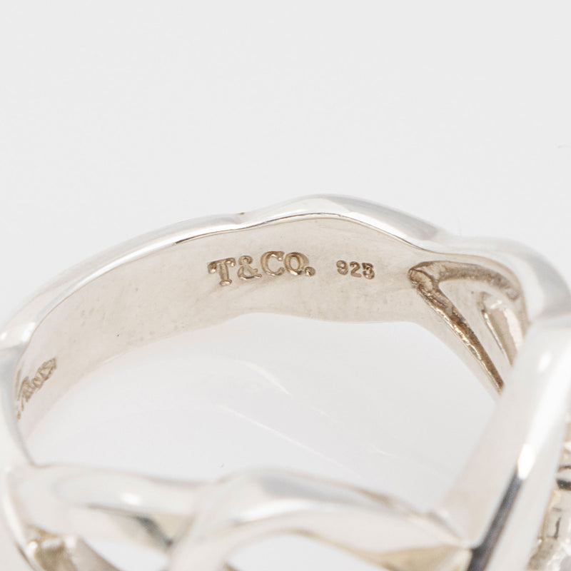 Tiffany & Co. Paloma Picasso Double Loving Heart Ring - Size 6 (SHF-e2rhPc)
