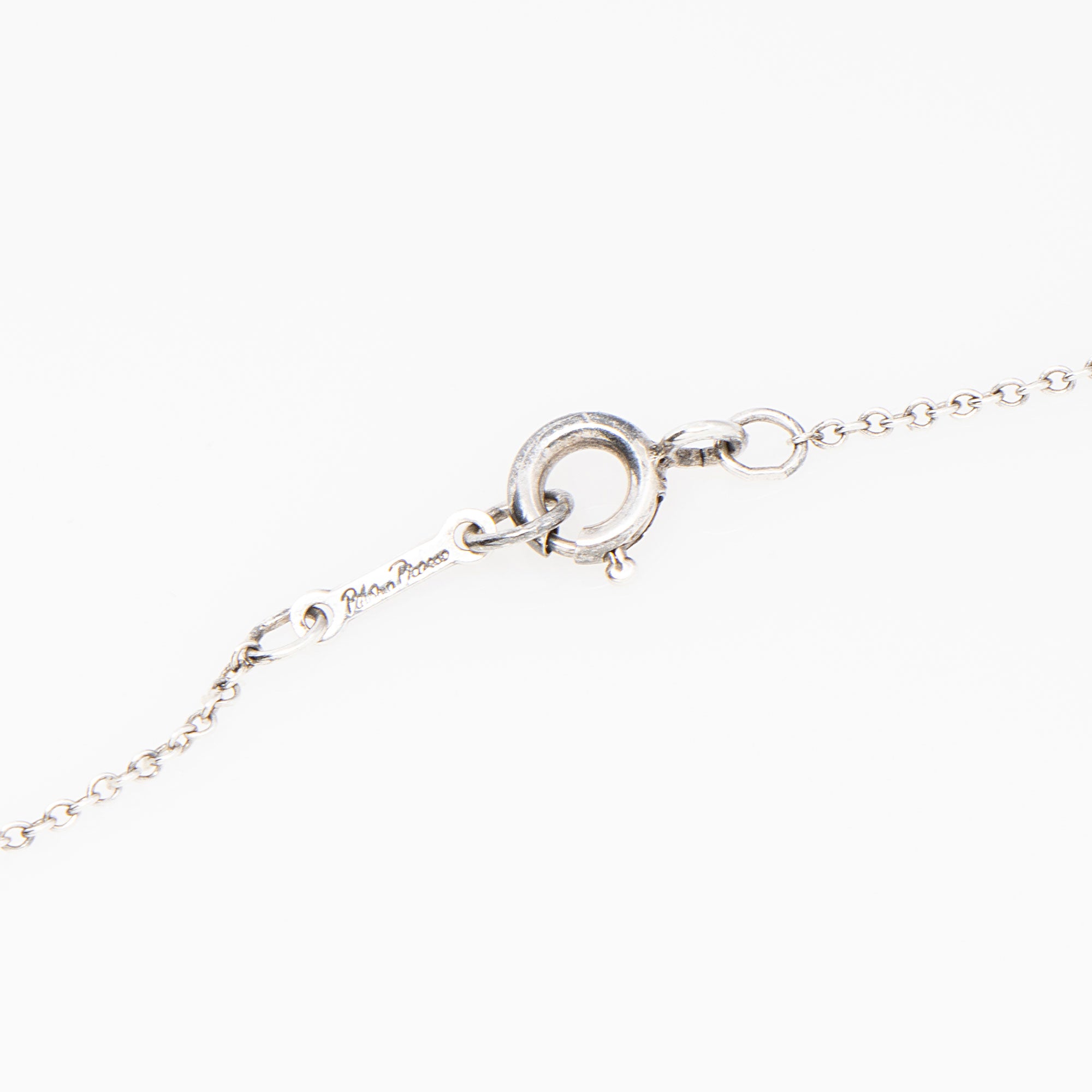 Tiffany & Co. Paloma Picasso Sterling Silver Loving Heart Necklace (SHF-IXtinf)