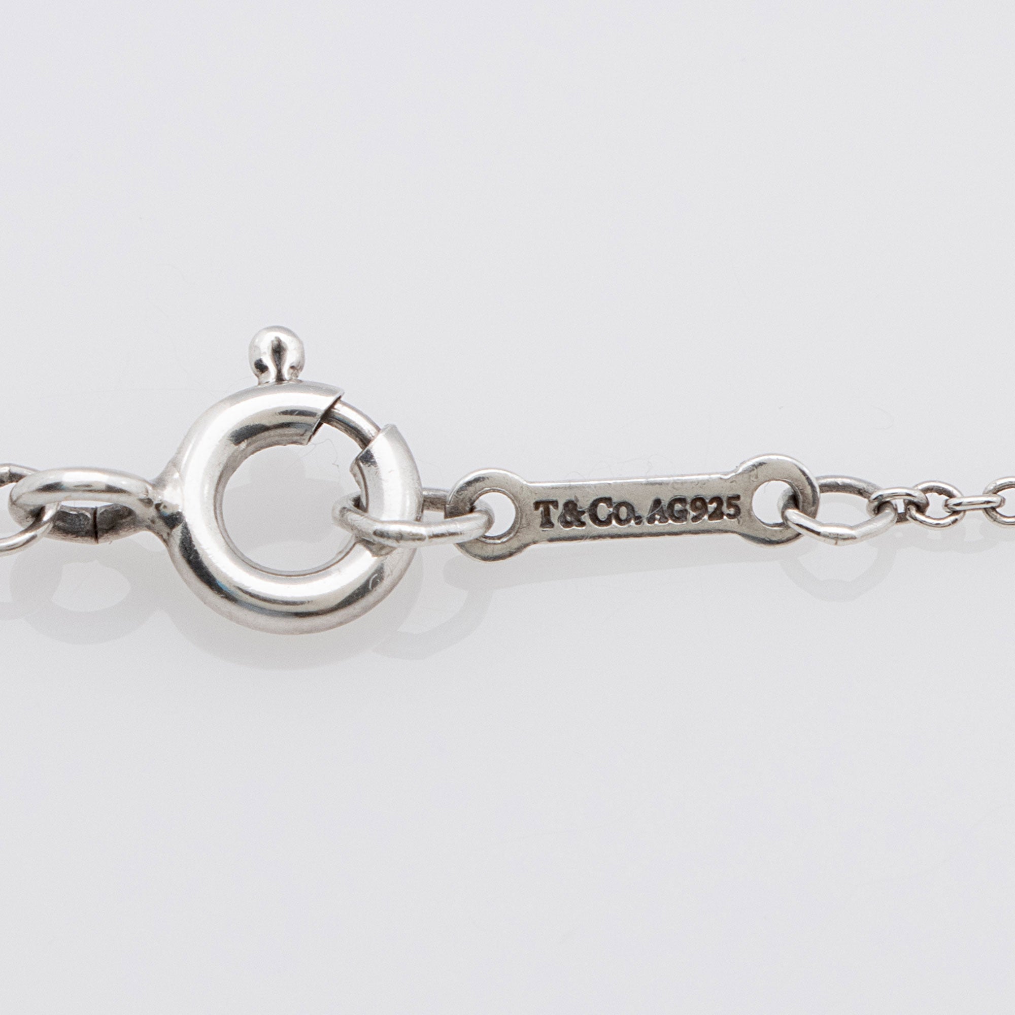 Tiffany & Co. Paloma Picasso Sterling Silver Loving Heart Necklace (SHF-xZZeFN)