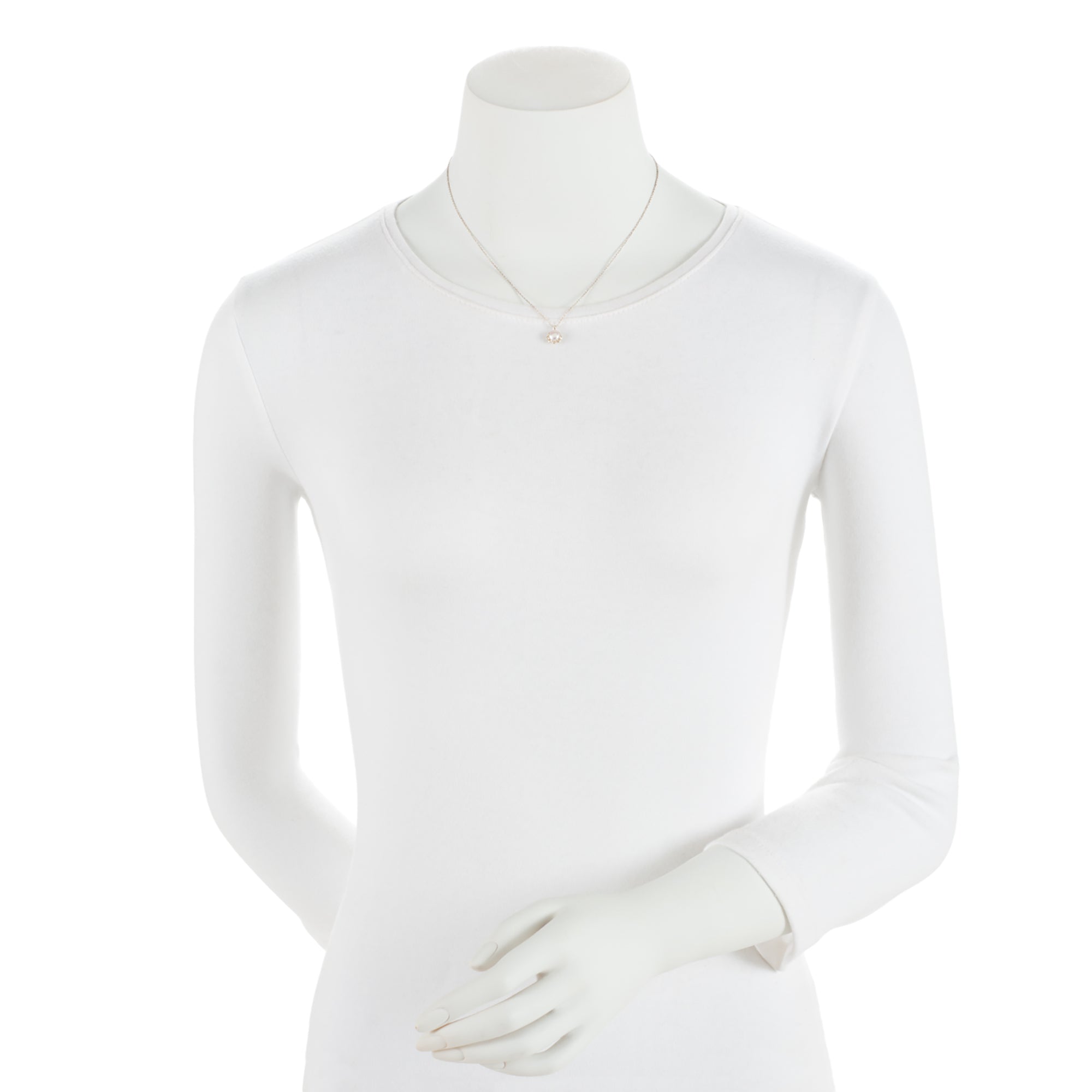 Tiffany & Co. Paloma Picasso Sterling Silver Pearl Olive Leaf Pendant Necklace (SHF-CkAre7)