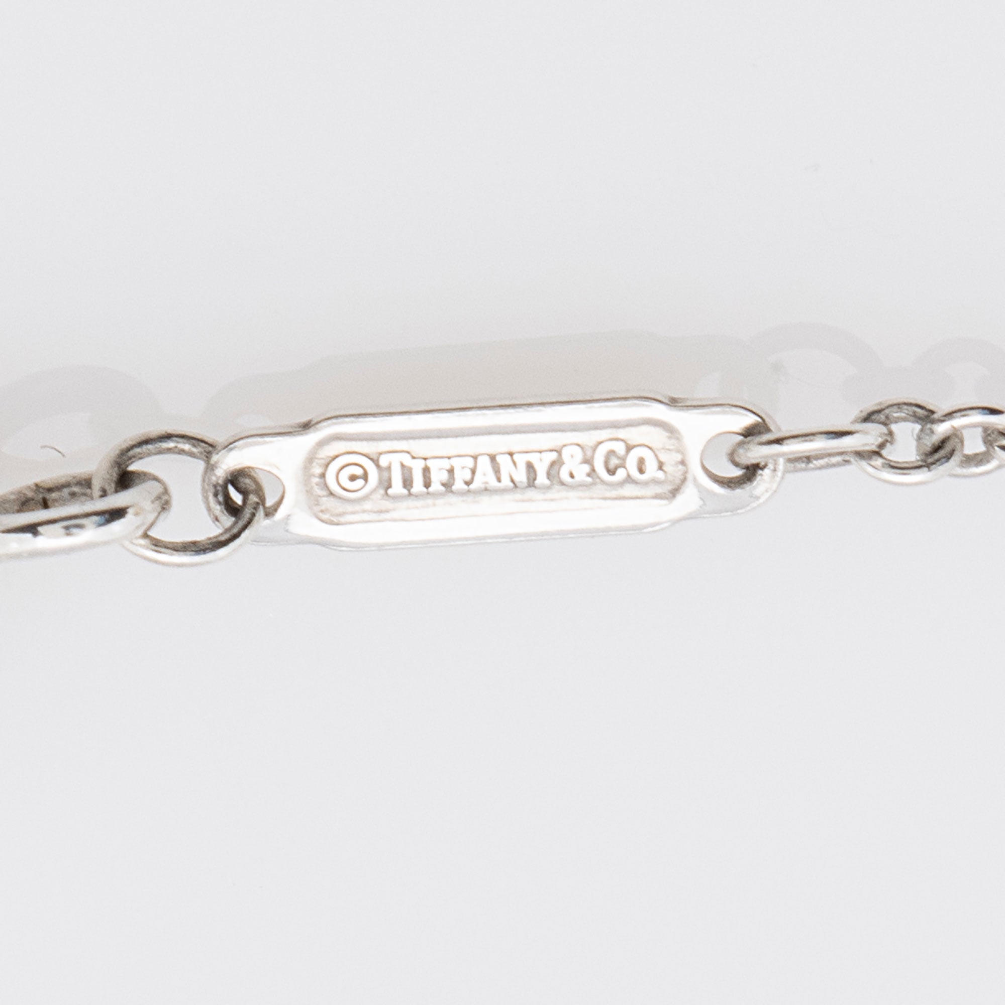 Tiffany & Co. Sterling Silver 1837 Interlocking Circles Chain Bracelet