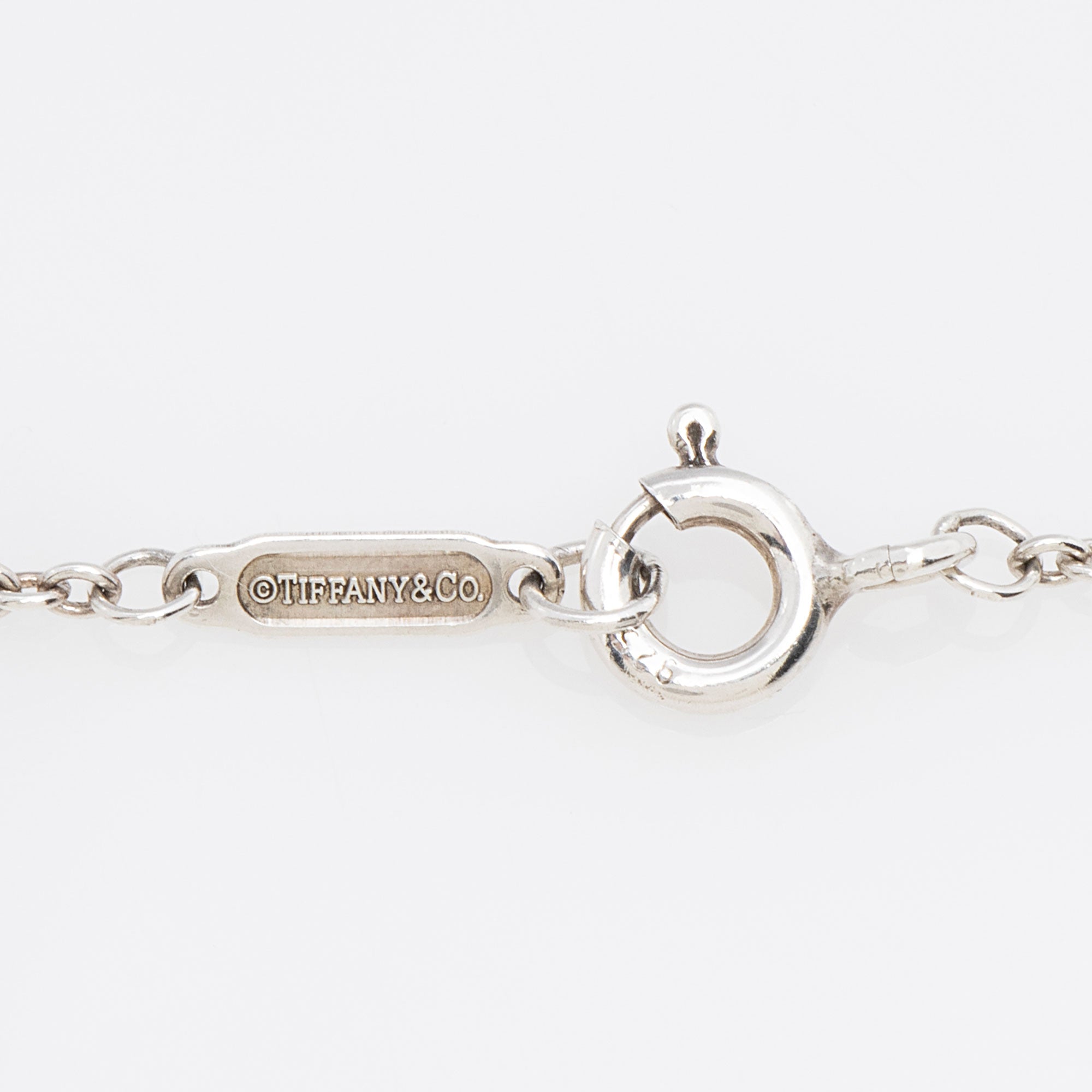 Tiffany & Co. Sterling Silver 1837 Interlocking Circles Lariat Necklace