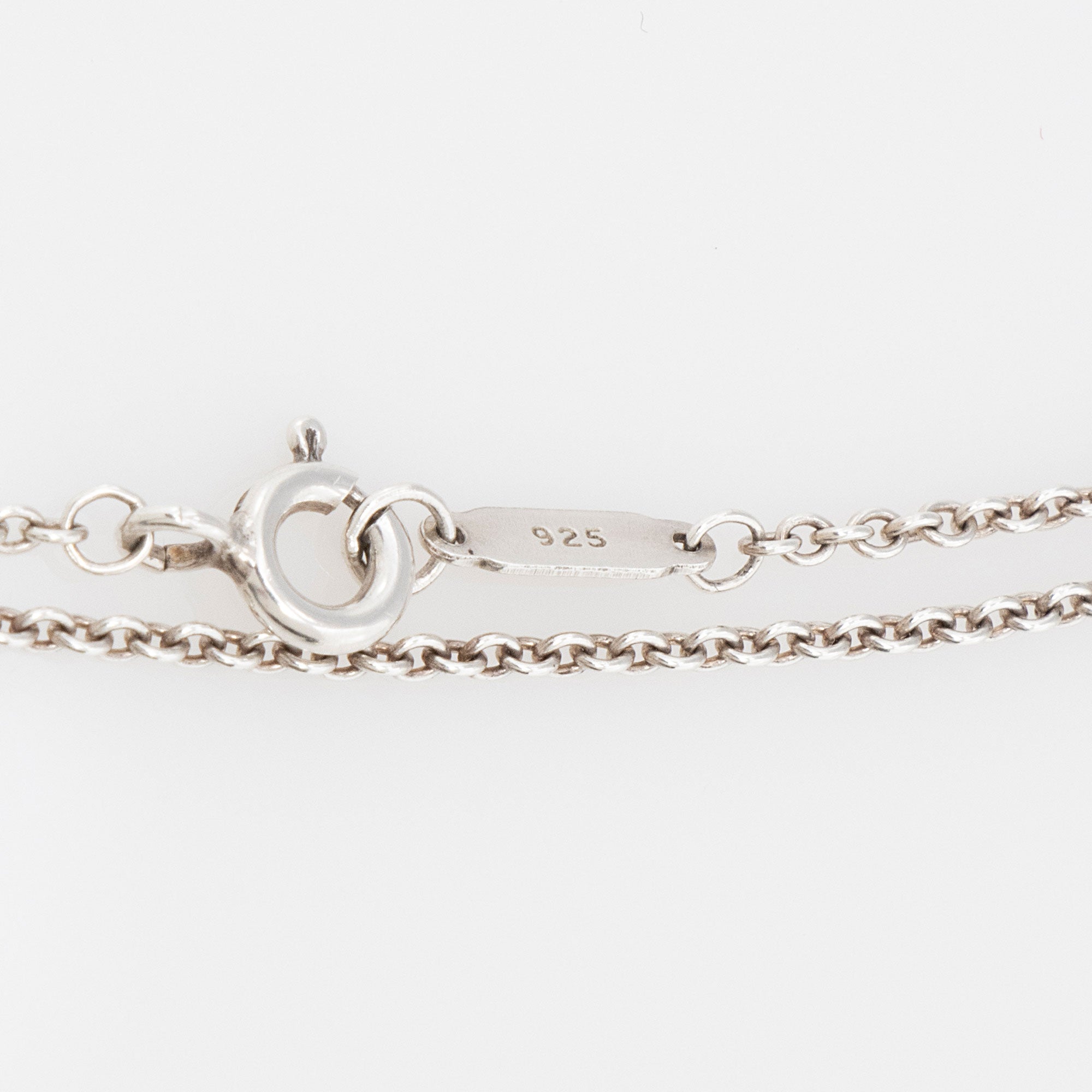 Tiffany & Co. Sterling Silver 1837 Interlocking Circles Lariat Necklace