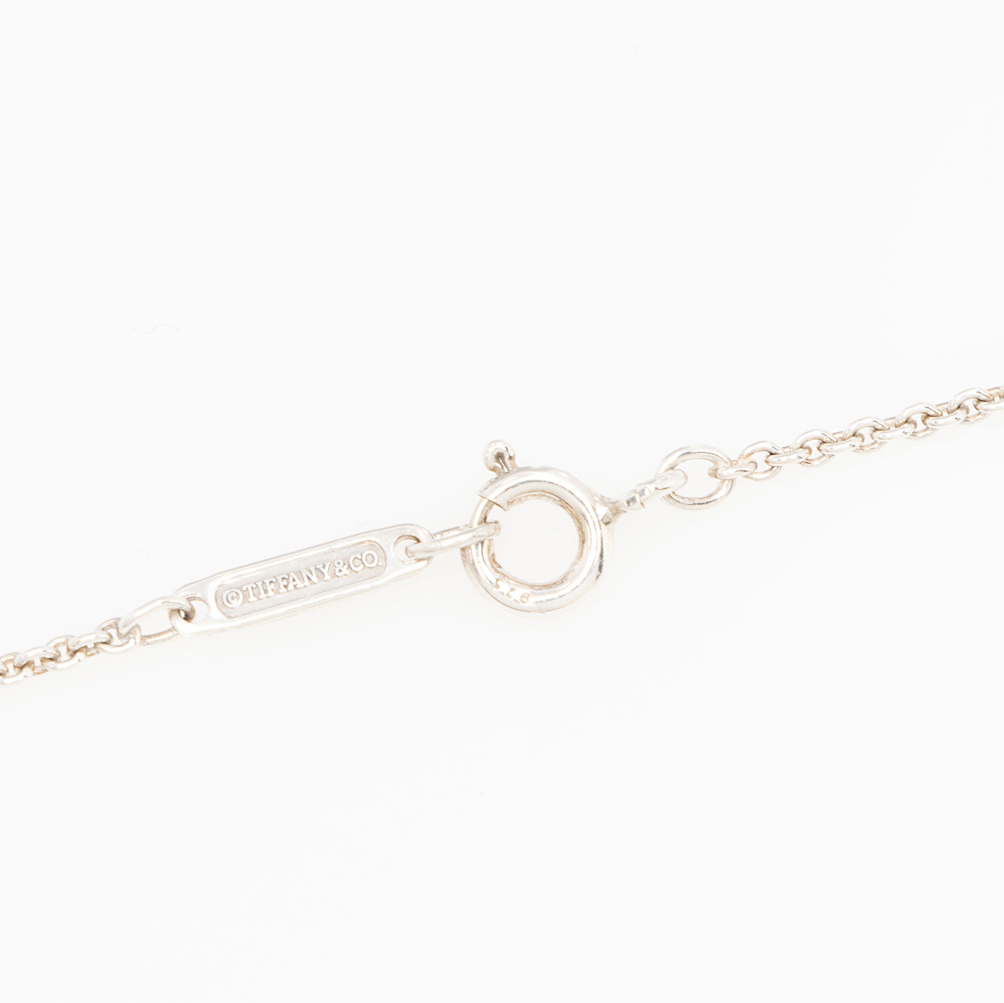 Tiffany & Co. Sterling Silver Atlas Cube Necklace