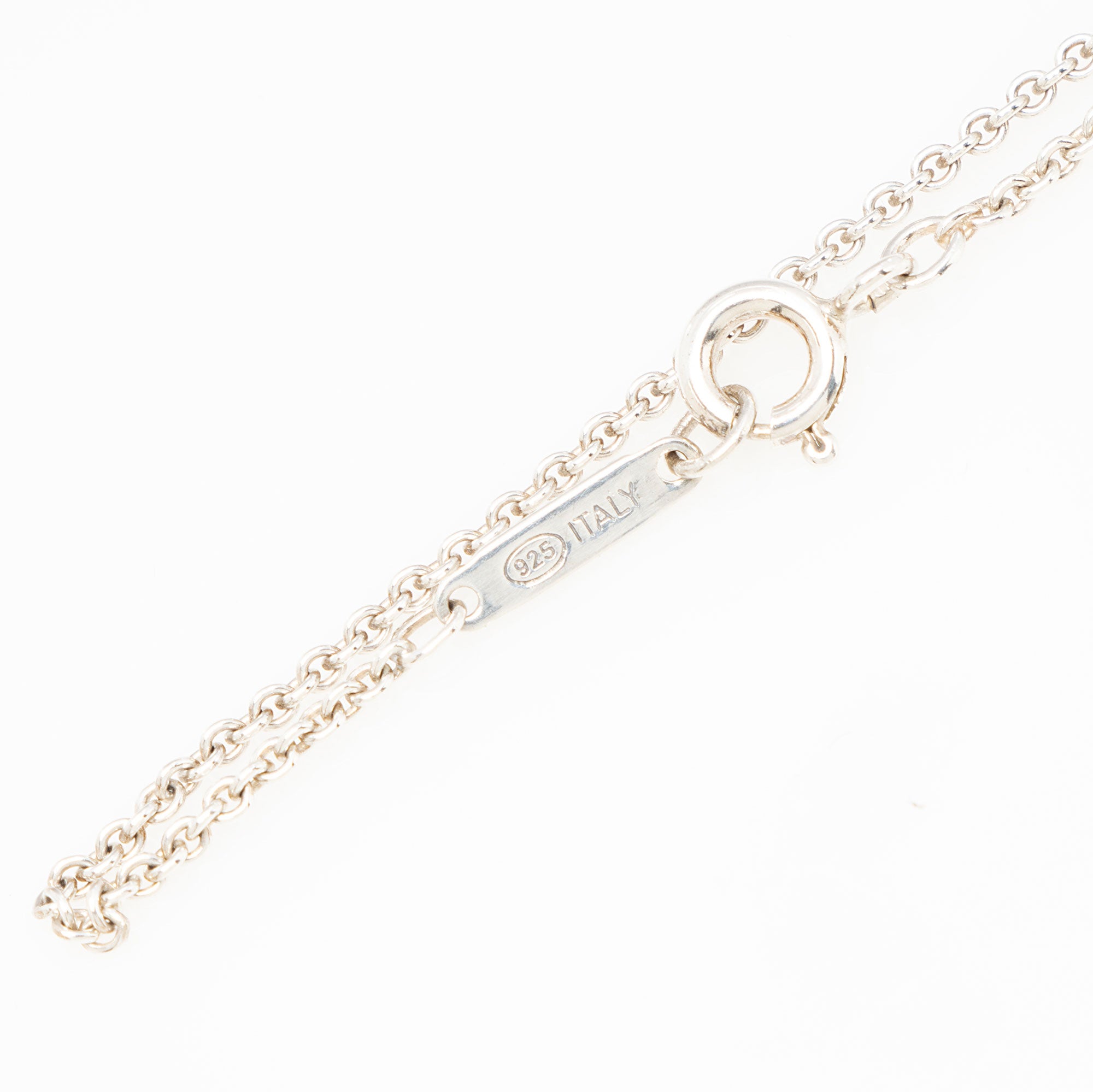 Tiffany & Co. Sterling Silver Atlas Cube Necklace