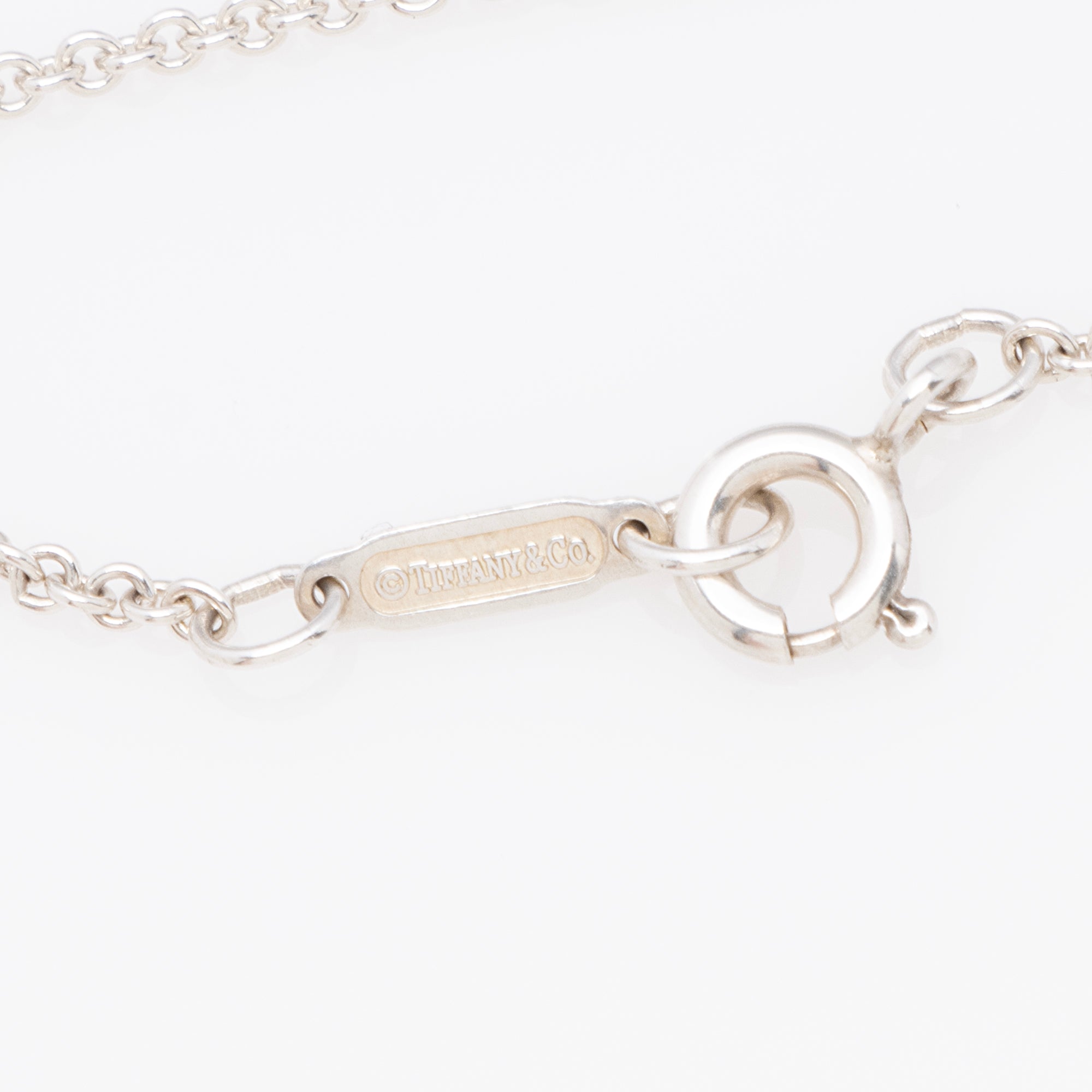 Tiffany & Co. Sterling Silver Atlas Cube Necklace