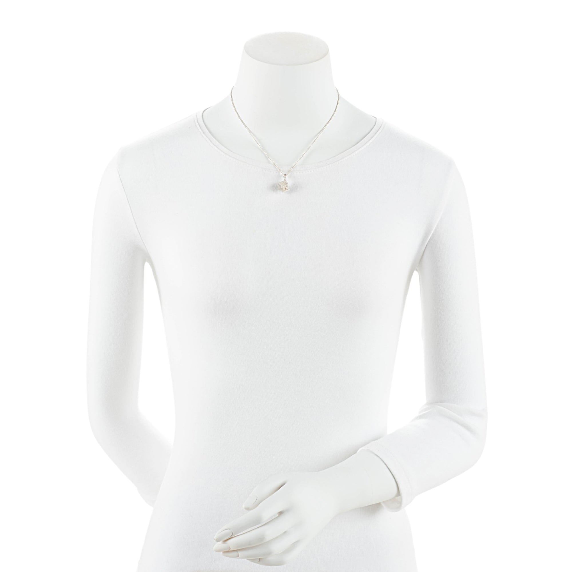 Tiffany & Co. Sterling Silver Atlas Cube Necklace