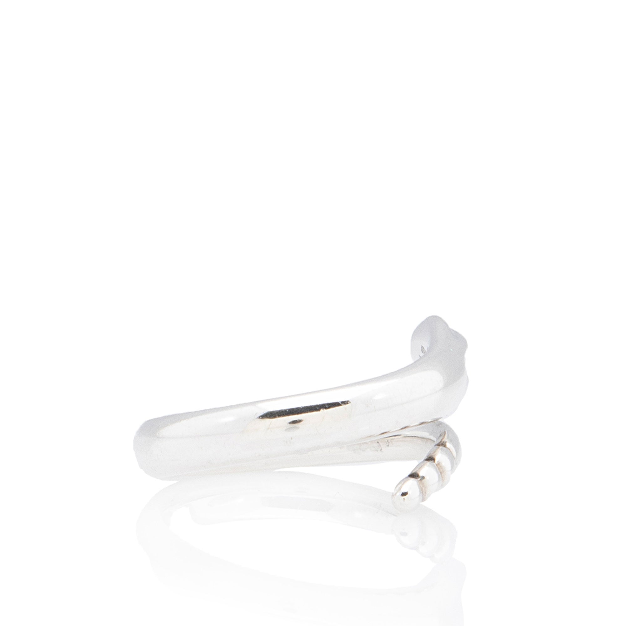 Tiffany & Co Elsa Peretti Sterling Silver Snake Ring - Size 6 1/2