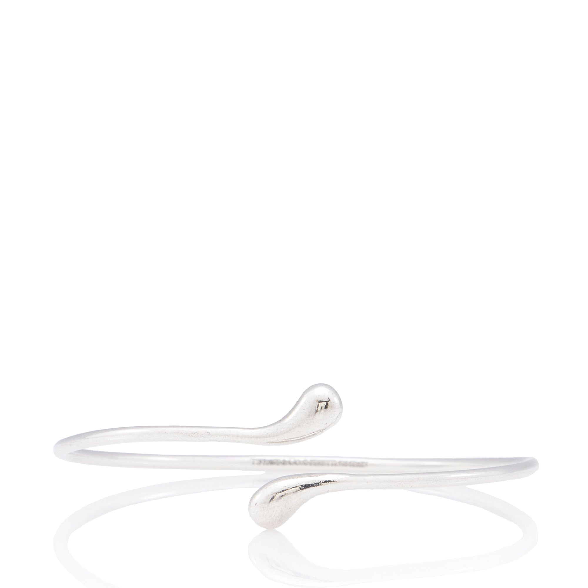 Tiffany & Co. Sterling Silver Elsa Peretti Teardrop Bangle