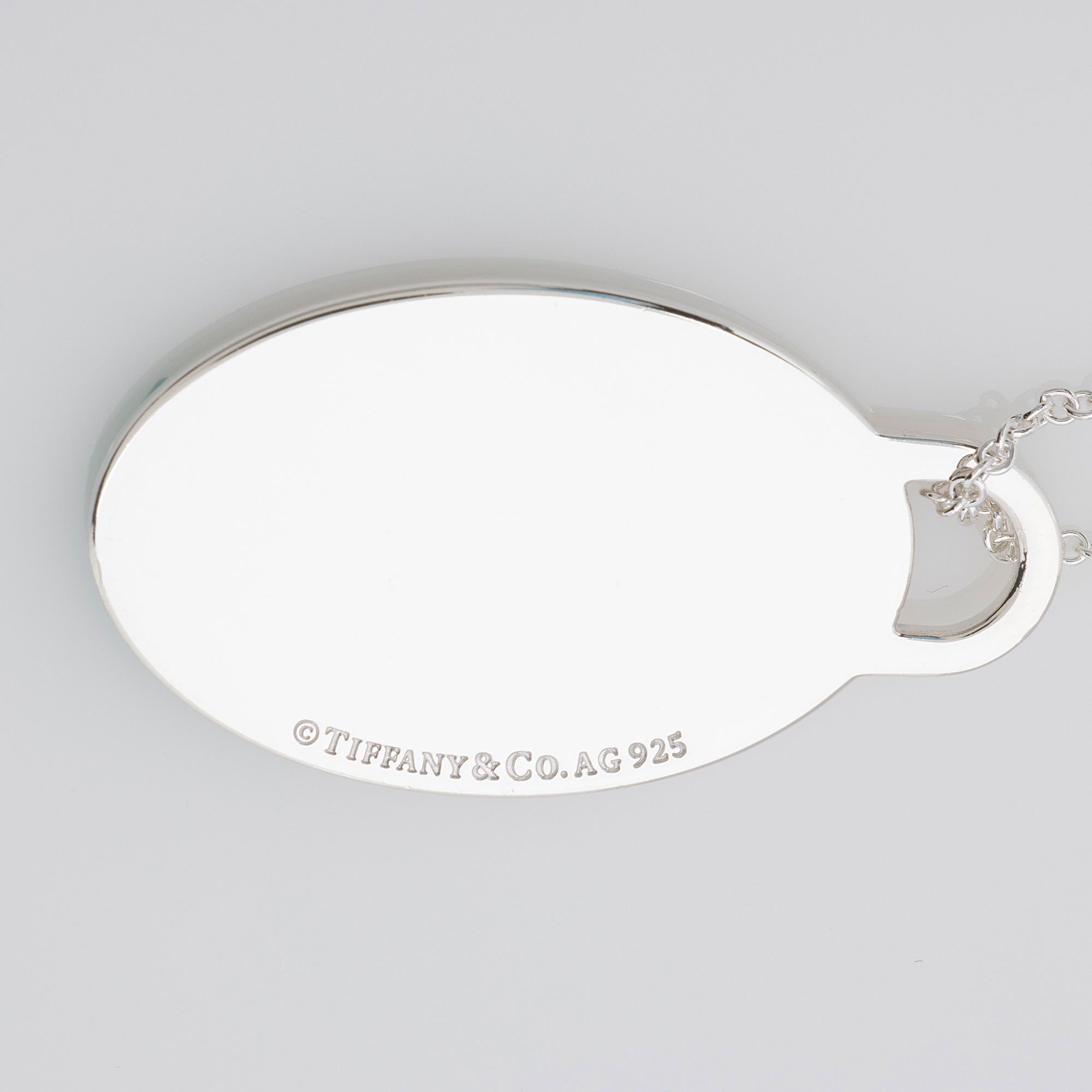 Tiffany & Co. Sterling Silver Enamel Color Splash Oval Pendant Necklace (SHF-lCAcPg)