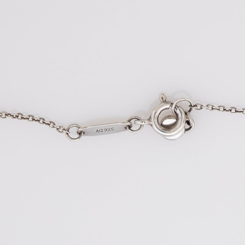 Tiffany & Co. Sterling Silver Enamel Return to Love Heart Necklace (SHF-adDR9G)