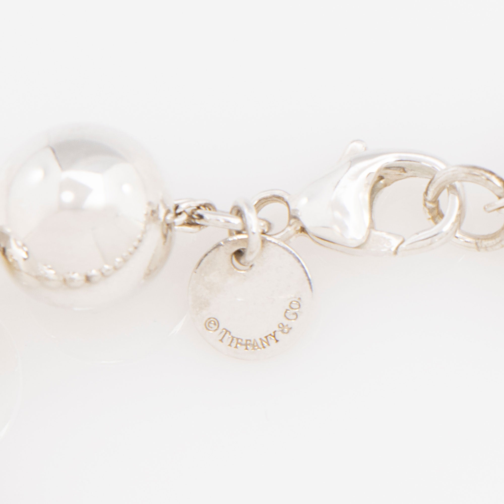 Tiffany & Co. Sterling Silver HardWear Ball 10mm Medium Bracelet (SHF-wFnRCe)