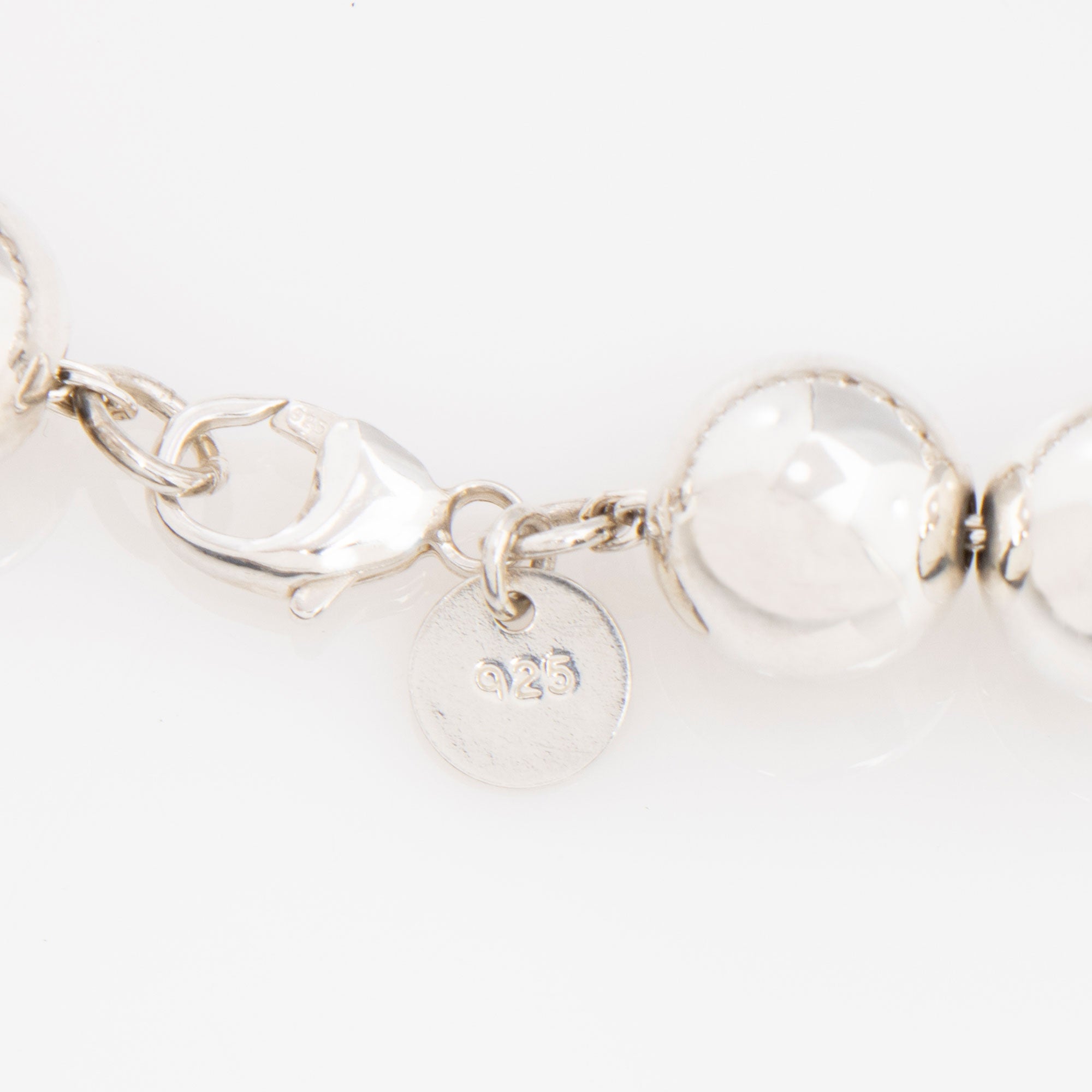 Tiffany & Co. Sterling Silver HardWear Ball 10mm Medium Bracelet (SHF-wFnRCe)