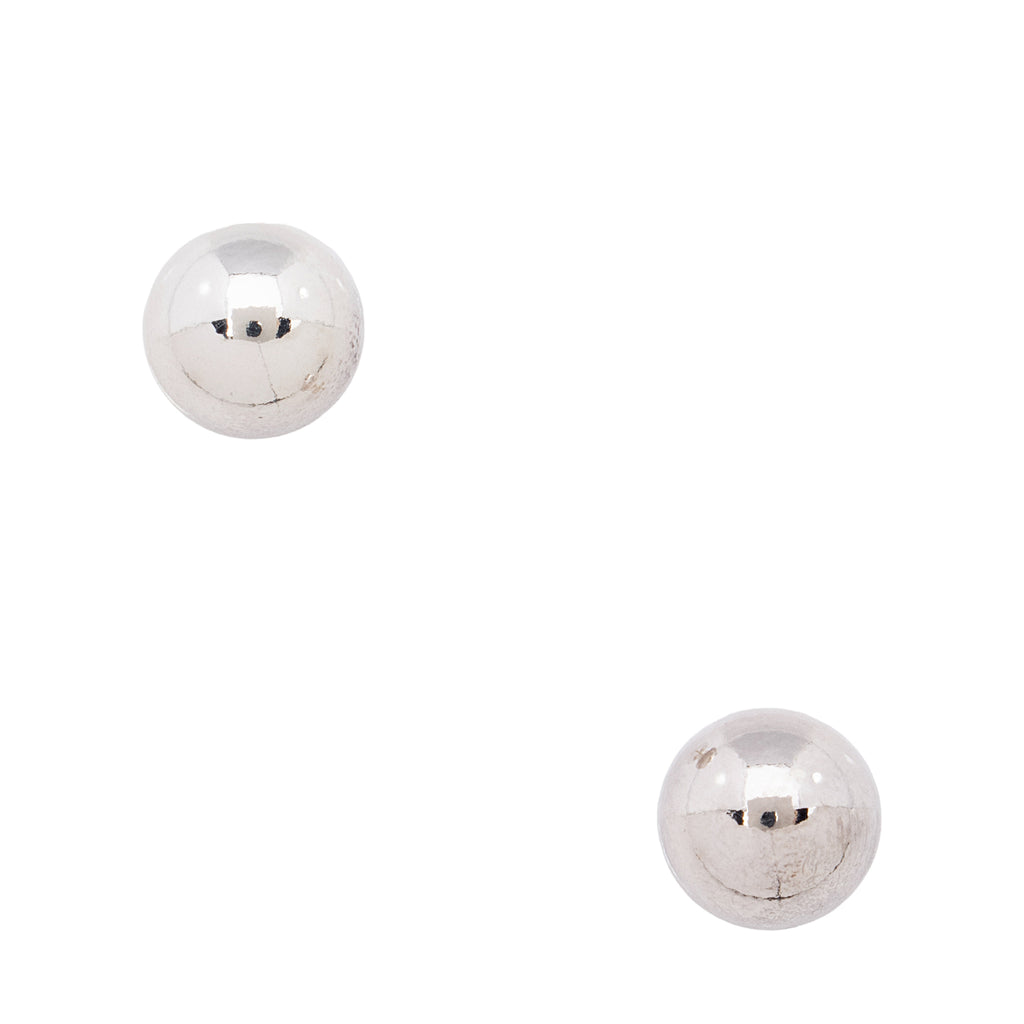 Tiffany silver ball stud earrings hotsell