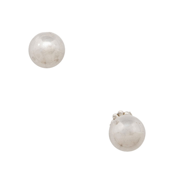 Tiffany & Co. Sterling Silver HardWear Ball 10mm Stud Earrings (SHF-4chklT)