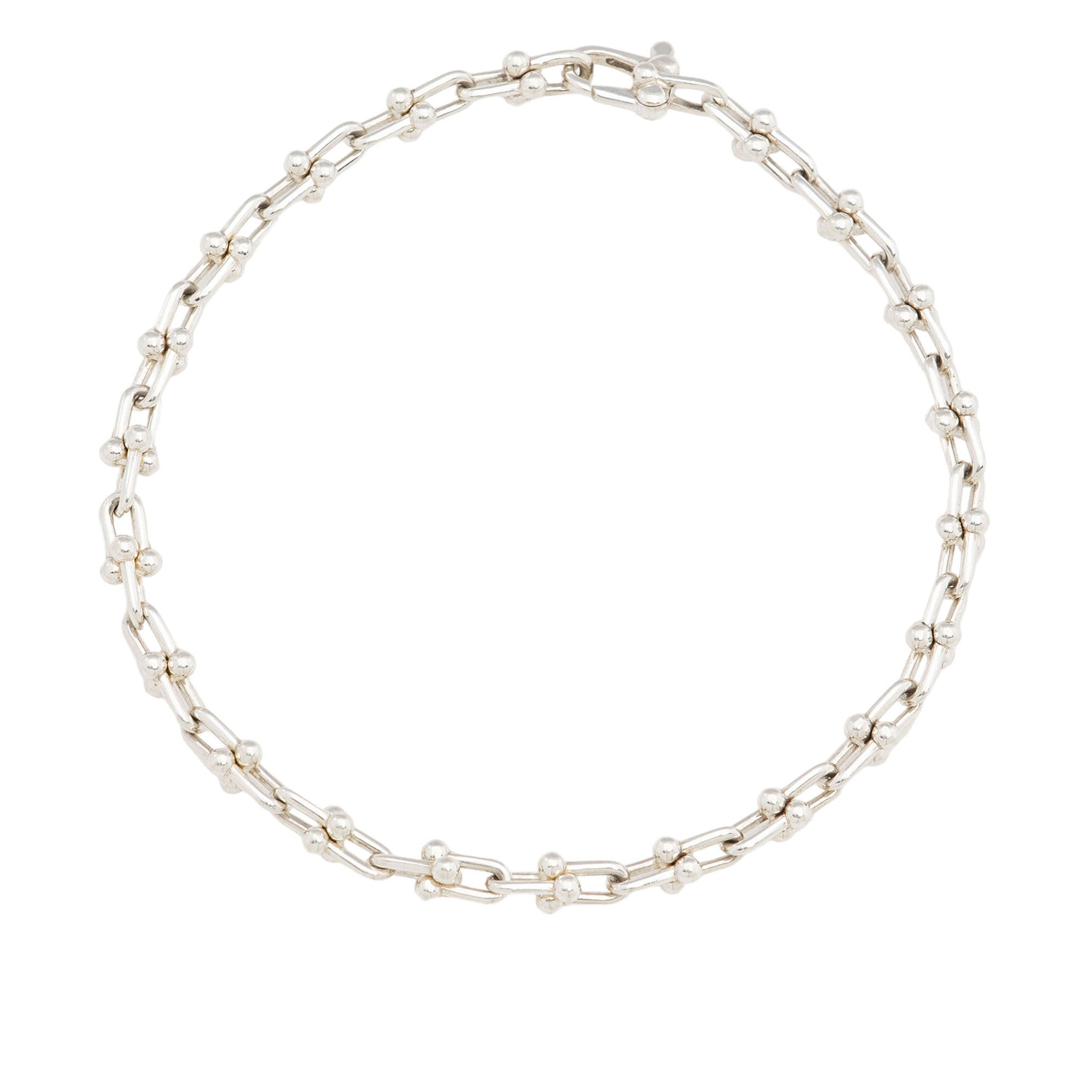 Tiffany & Co. Sterling Silver HardWear Micro Link Bracelet (SHF-YwAthS)