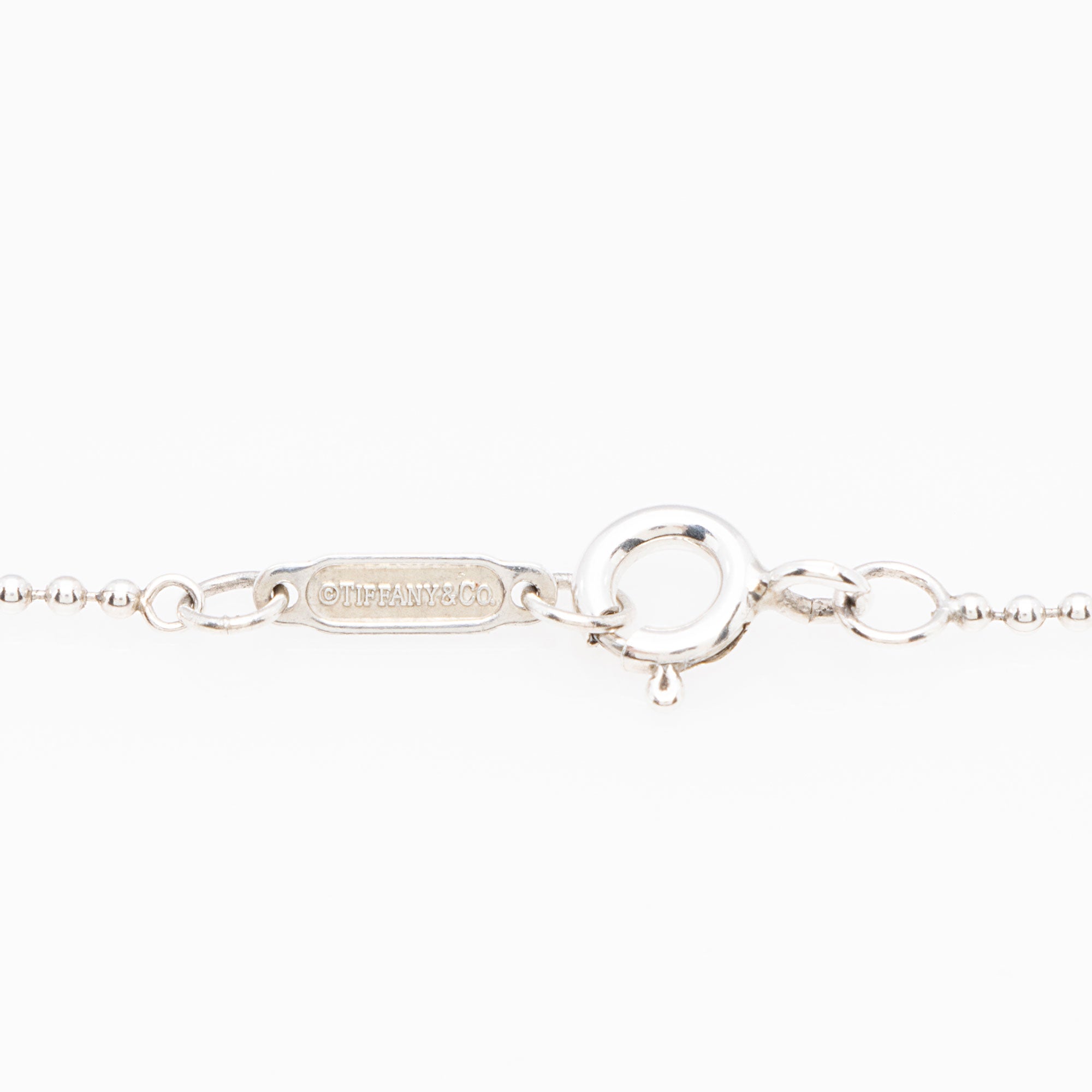 Tiffany & Co. Sterling Silver Heart Key Necklace