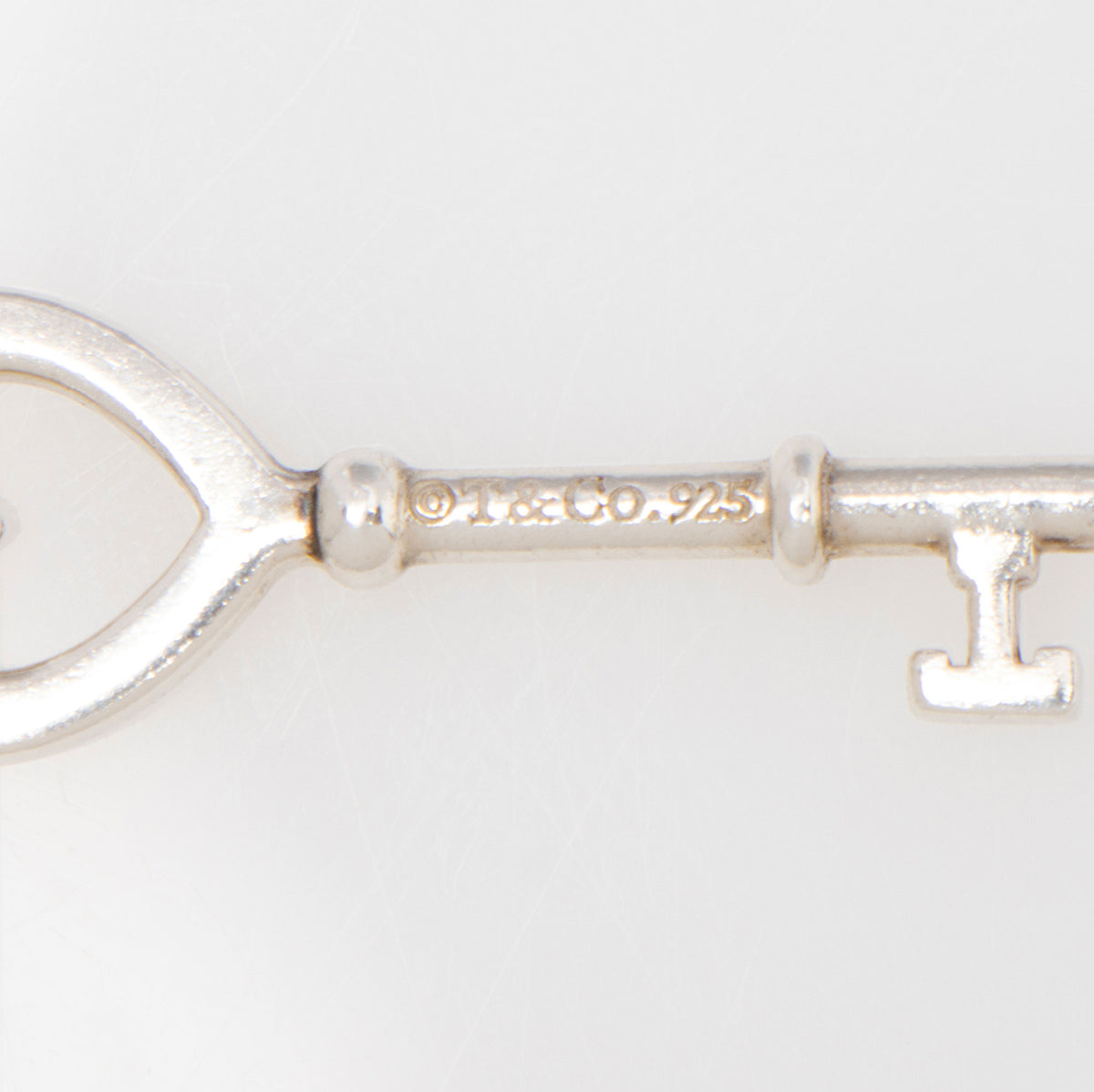 Tiffany & Co. Sterling Silver Heart Key Pendant