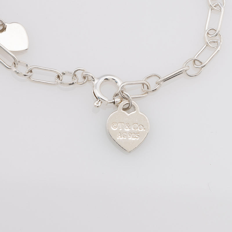 Tiffany Co. Sterling Silver I Love You Notes Charm Bracelet SHF