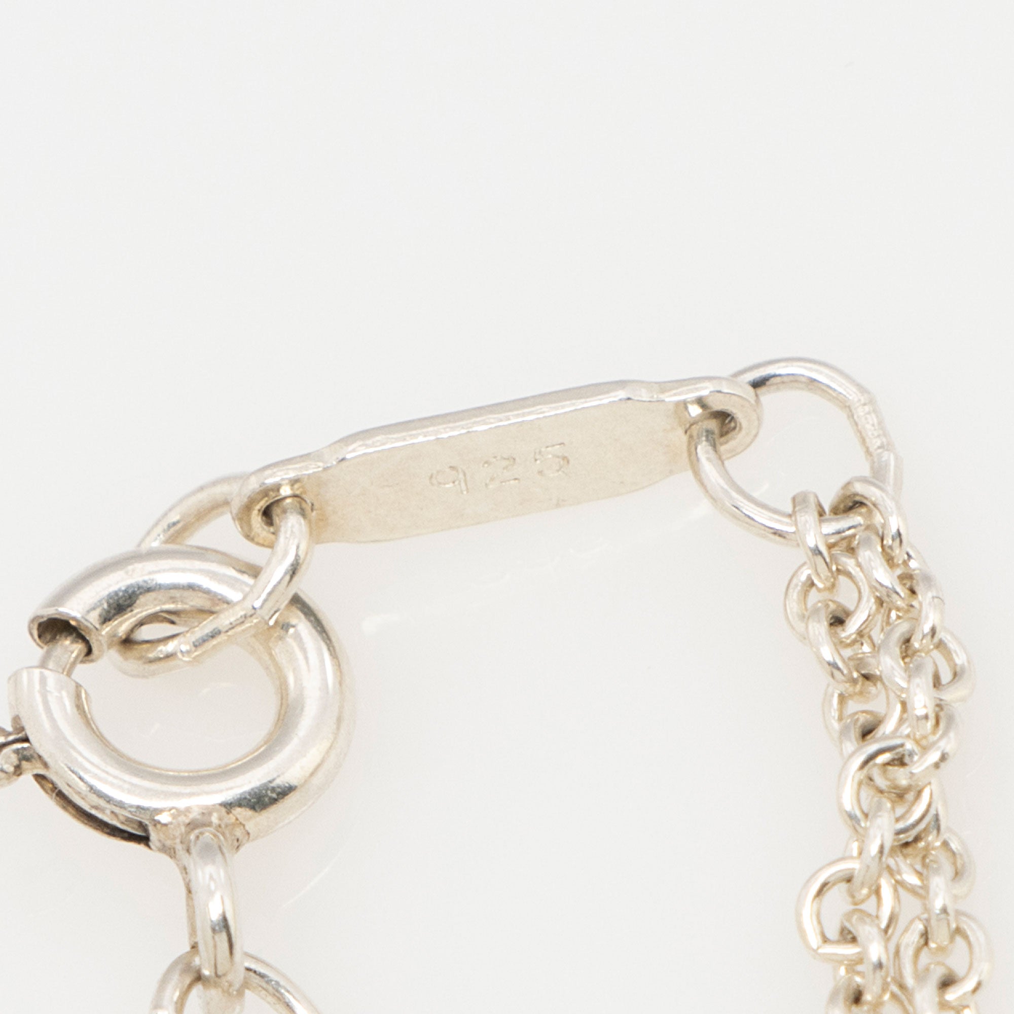 Tiffany & Co. Sterling Silver Infinity Double Chain Necklace
