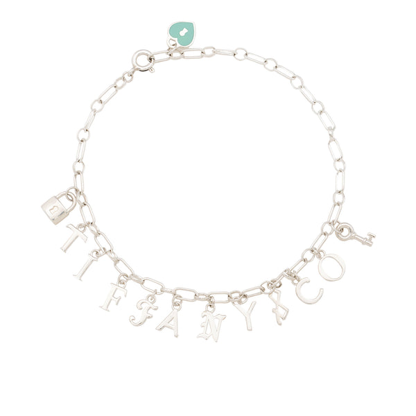 Tiffany & Co. Sterling Silver Notes Charm Bracelet (SHF-SQeYoa)