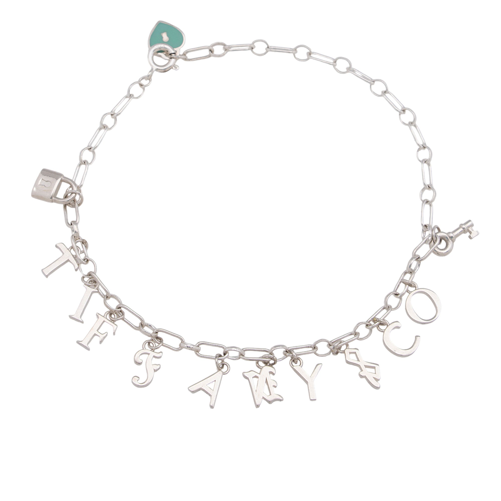 Tiffany & Co. Sterling Silver Notes Charm Bracelet (SHF-2WyxYM)