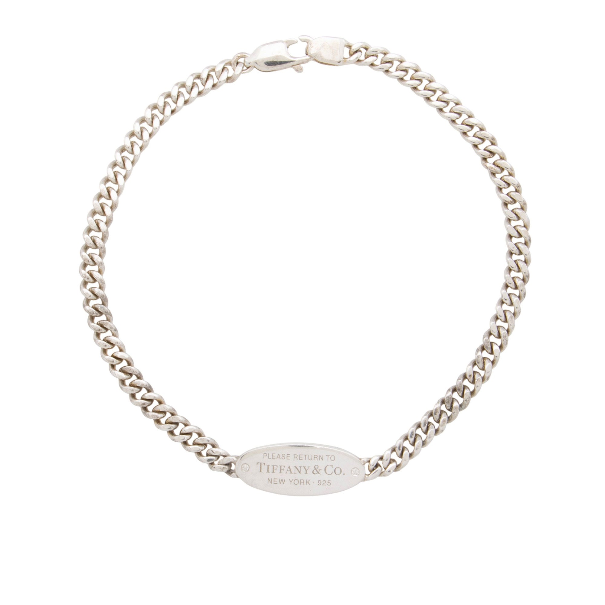 Tiffany & Co. Sterling Silver Oval I.D. Bracelet