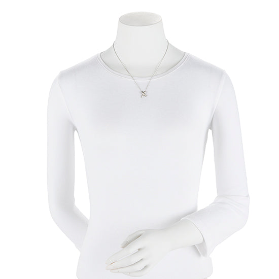 Tiffany & Co.Paloma Picasso Sterling Silver Graffiti X Necklace (SHF-emt9Oy)