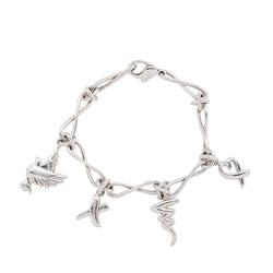 Tiffany & Co. Sterling Silver Paloma Picasso Infinity Link Charm Bracelet (SHF-22796)