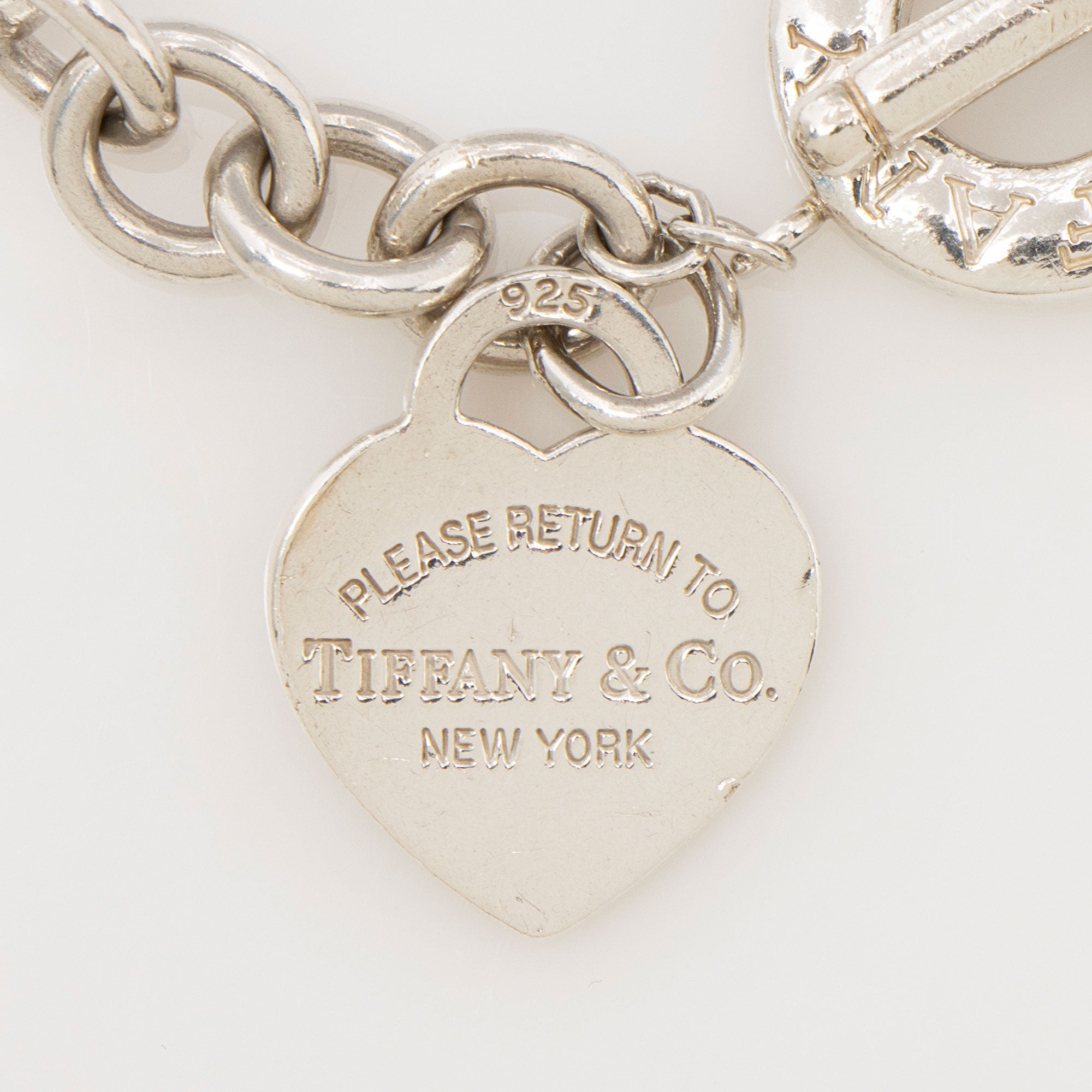 Tiffany & Co. Sterling Silver Return to Tiffany Heart Tag Toggle Bracelet