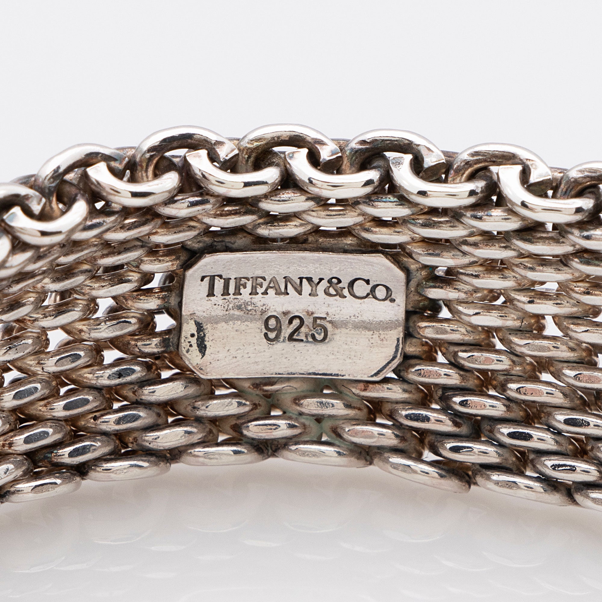 Tiffany & Co. Sterling Silver Somerset Mesh Bracelet