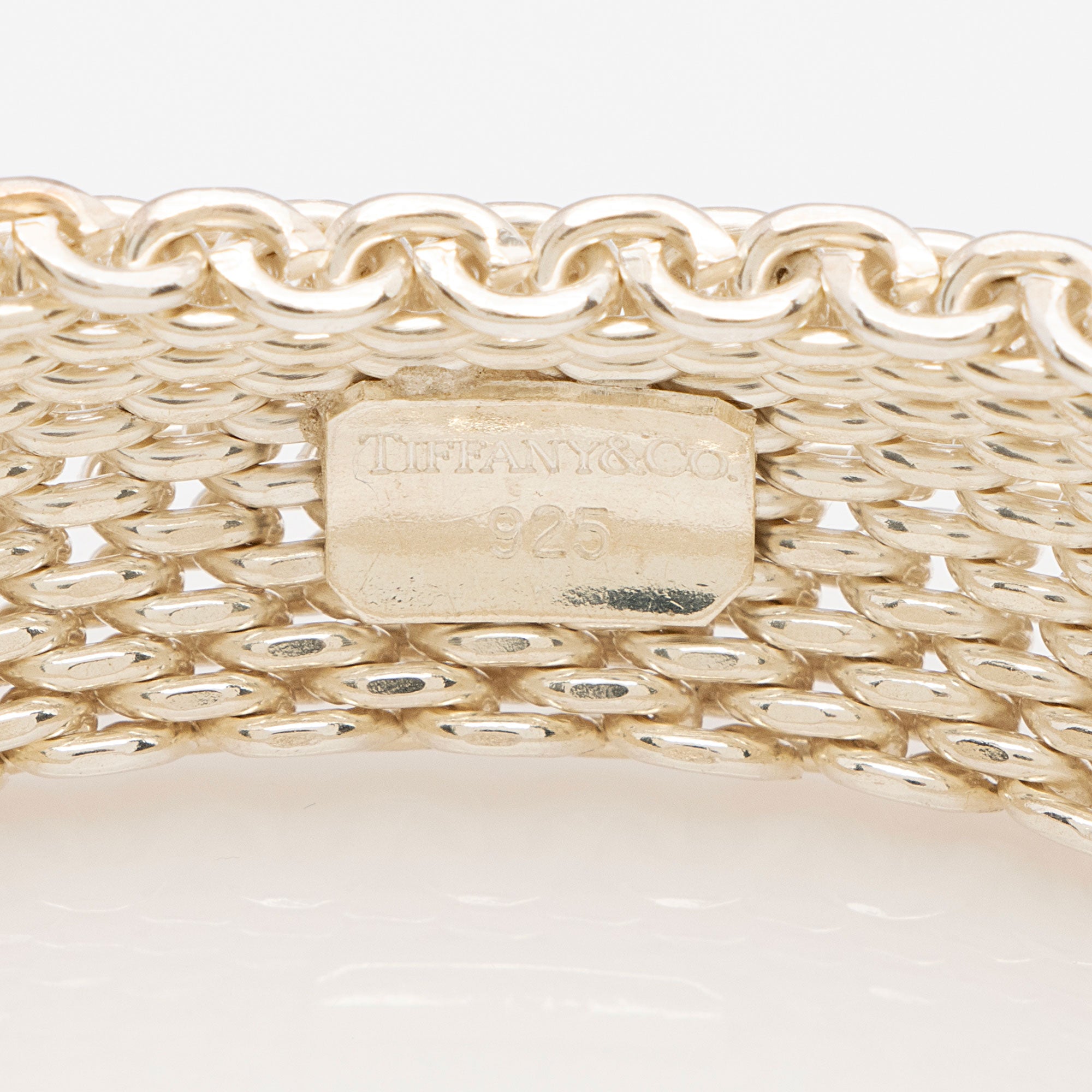 Tiffany & Co. Sterling Silver Somerset Mesh Bracelet