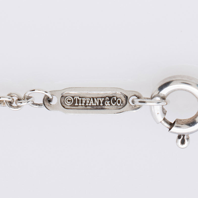 Tiffany & Co. Sterling Silver Square Cushion Triple Drop Necklace (SHF-e3rddU)